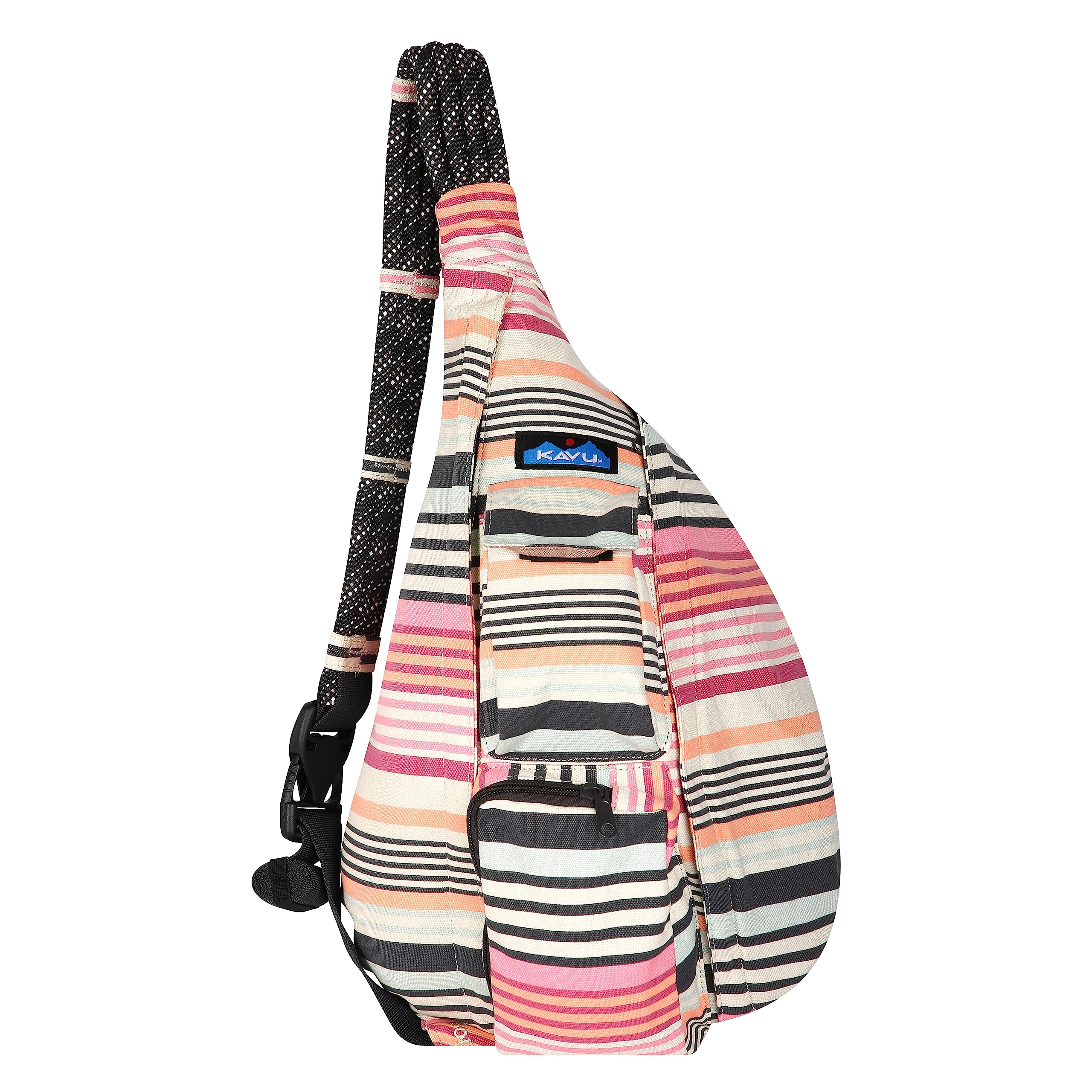 KAVU Original Rope Sling Bag - Adjustable Shoulder Strap Crossbody Backpack for Hiking, Travel & Outdoor Adventures | Lightweight & Durable Daypack for Men & Women