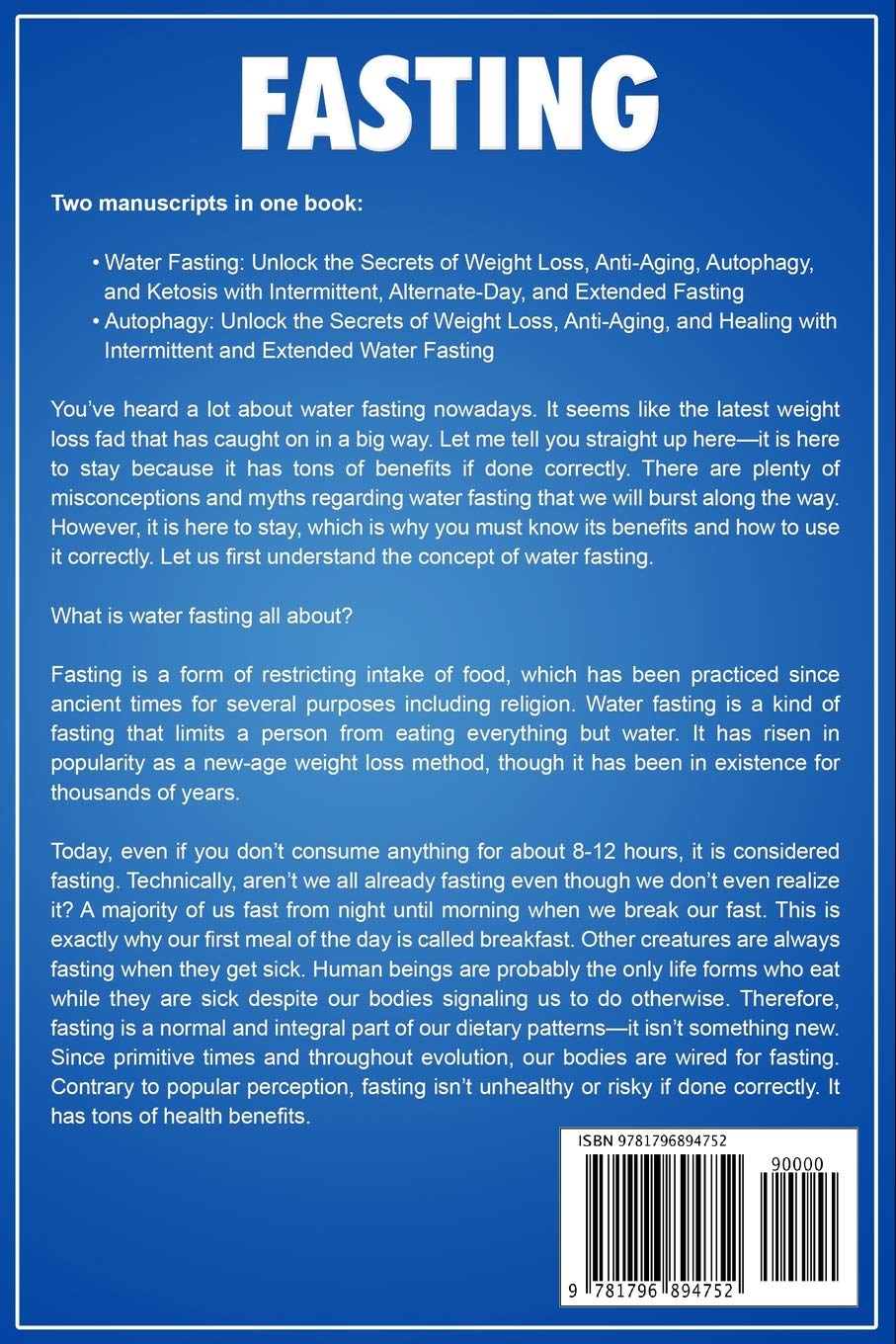 The Ultimate Guide to Intermittent, Alternate-Day & Extended Water Fasting | Activate Autophagy for Weight Loss & Anti-Aging | Perfect for Beginners & Health Enthusiasts
