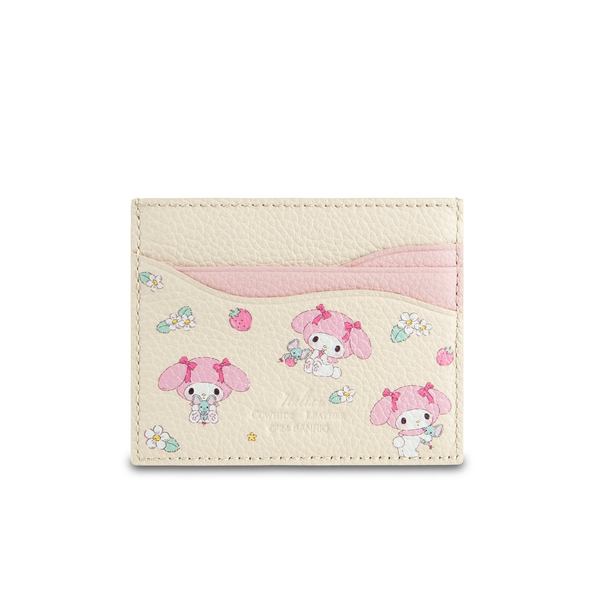 Premium Samuel Ashley x Sanrio Leather Card Holder - Cute Hello Kitty & Friends Wallet for Credit Cards, ID, Business Cards - Perfect for Everyday Use, Travel & Gift Giving