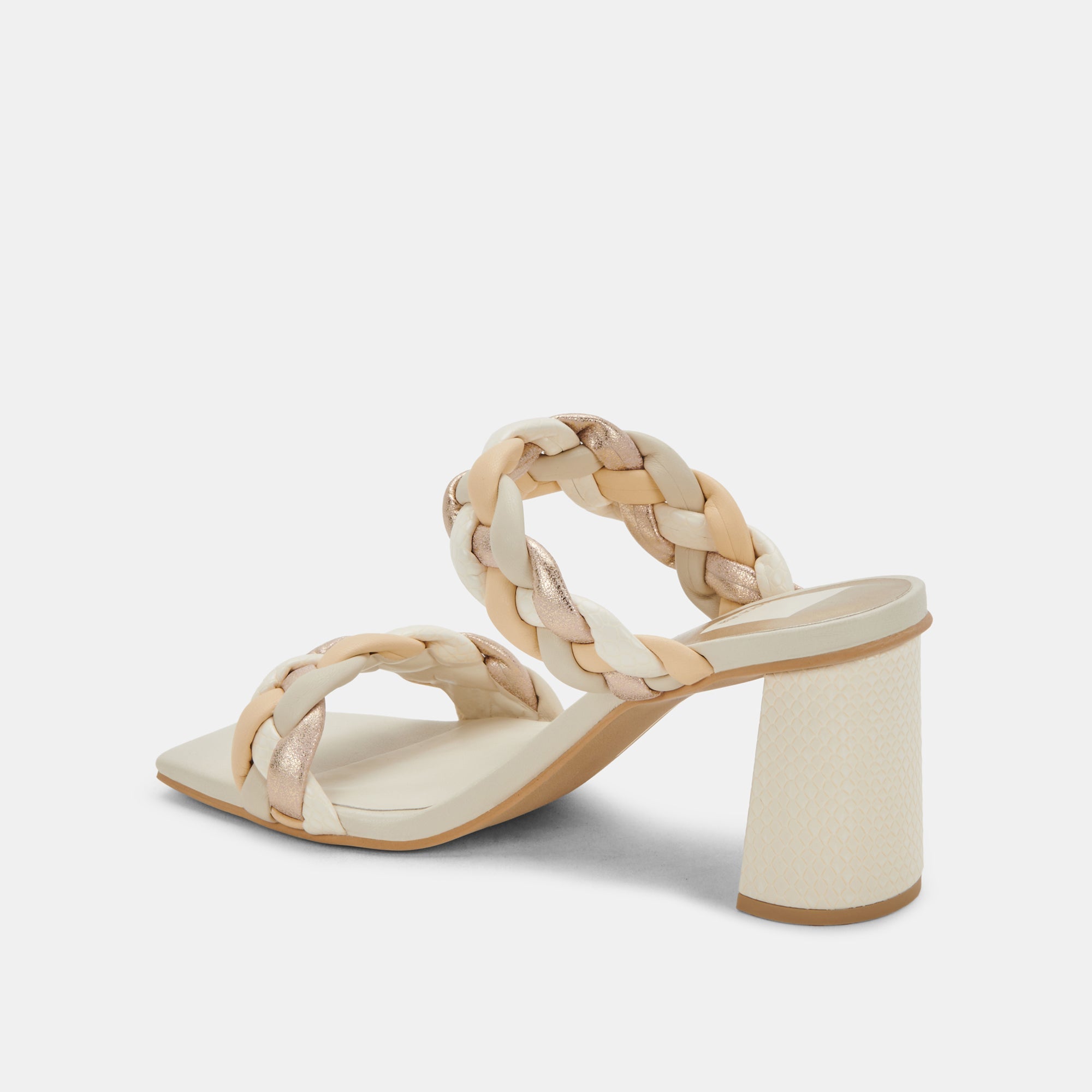 PAILY HEELS IVORY MULTI STELLA - Women's Fashion High Heels for Party, Wedding & Evening Events | Comfortable & Stylish Dress Shoes by re:vita