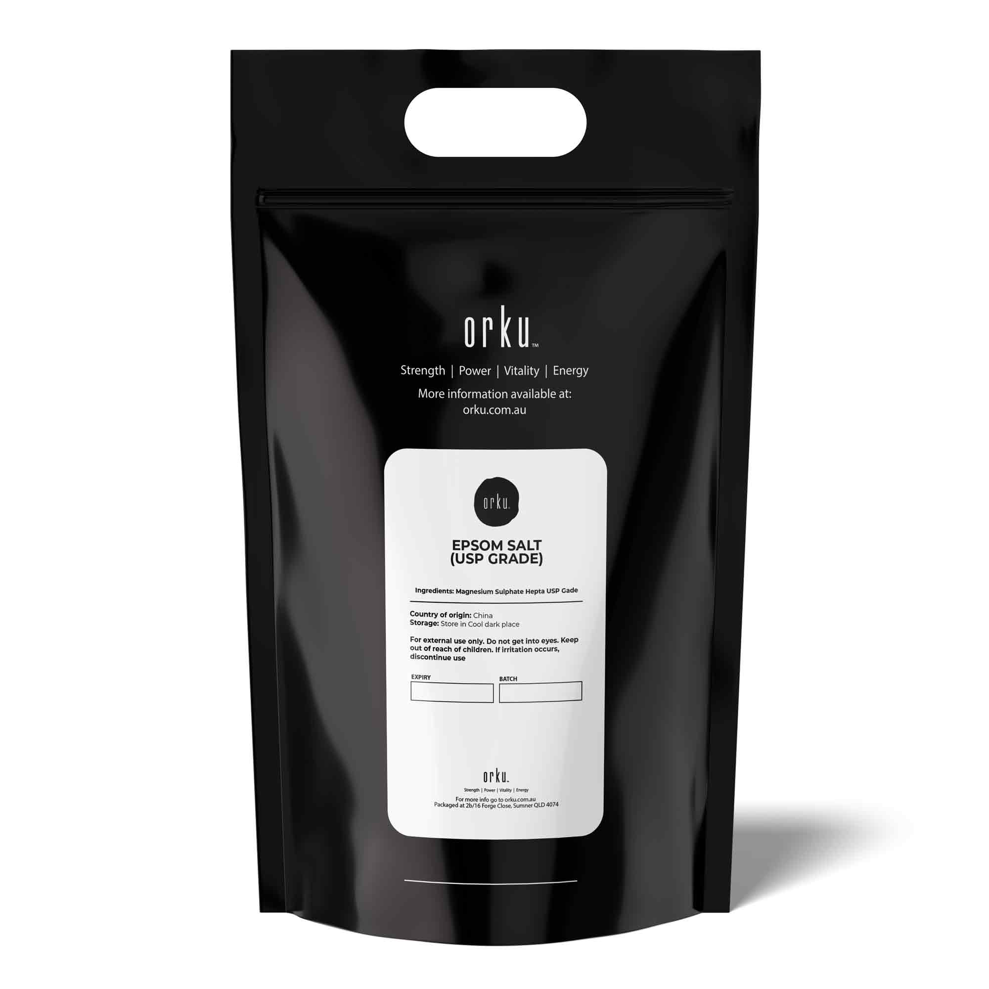 5kg USP Epsom Salt - Pharmaceutical Grade Magnesium Sulfate for Body Bath, Muscle Relaxation & Detox - Perfect for Spa, Foot Soak & Stress Relief