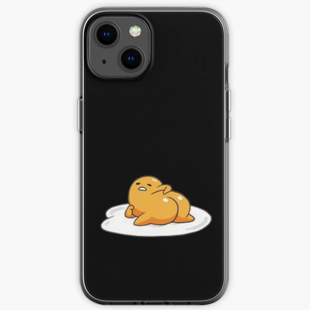 Gudetama Soft TPU iPhone 12 Pro Max Case - Anti-Scratch, Non-Slip Protective Phone Cover with Shockproof Bumper | Perfect for Everyday Use, Work & Travel