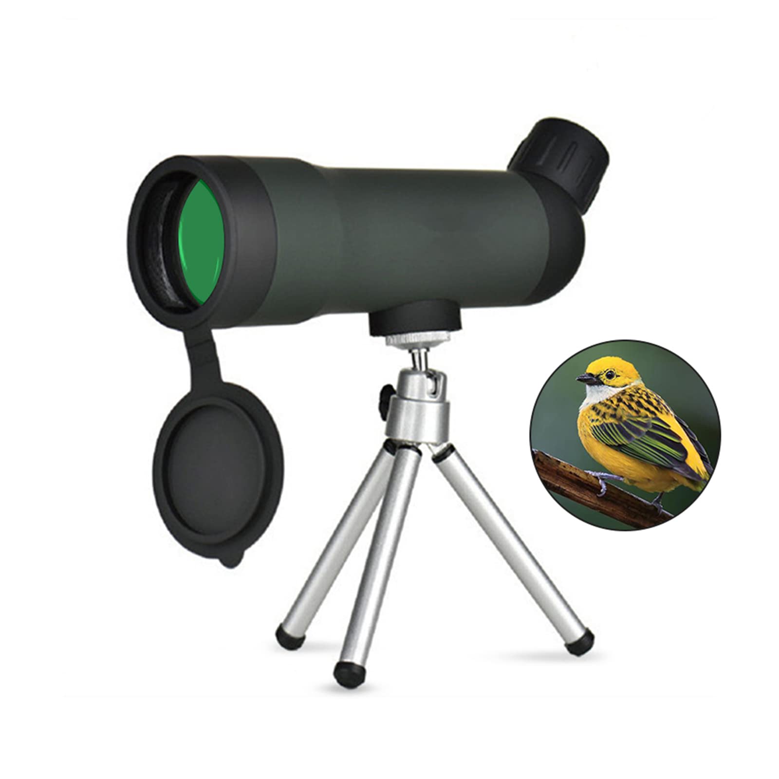 20x50 HD Spotting Scope with Tripod & Carrying Bag - Monocular Telescope for Target Shooting, Hunting, Bird Watching, Wildlife Viewing & Scenery Observation - Perfect for Outdoor Adventures, Camping & Travel