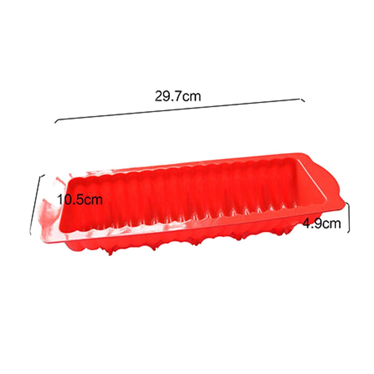 YARNOW Silicone Caterpillar Cake Mold - 1PC Ribbed Baking Pan for DIY Desserts, Bread, Hot Dogs - Perfect for Birthday Parties, Baby Showers & Home Baking