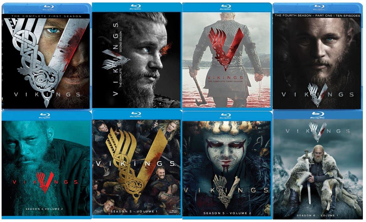 Vikings Complete Series DVD Box Set - Seasons 1-6 (Including 4.1, 4.2, 5.1, 5.2 & 6.1) | Historical Drama TV Show Collection | Perfect for Binge-Watching & Viking Enthusiasts
