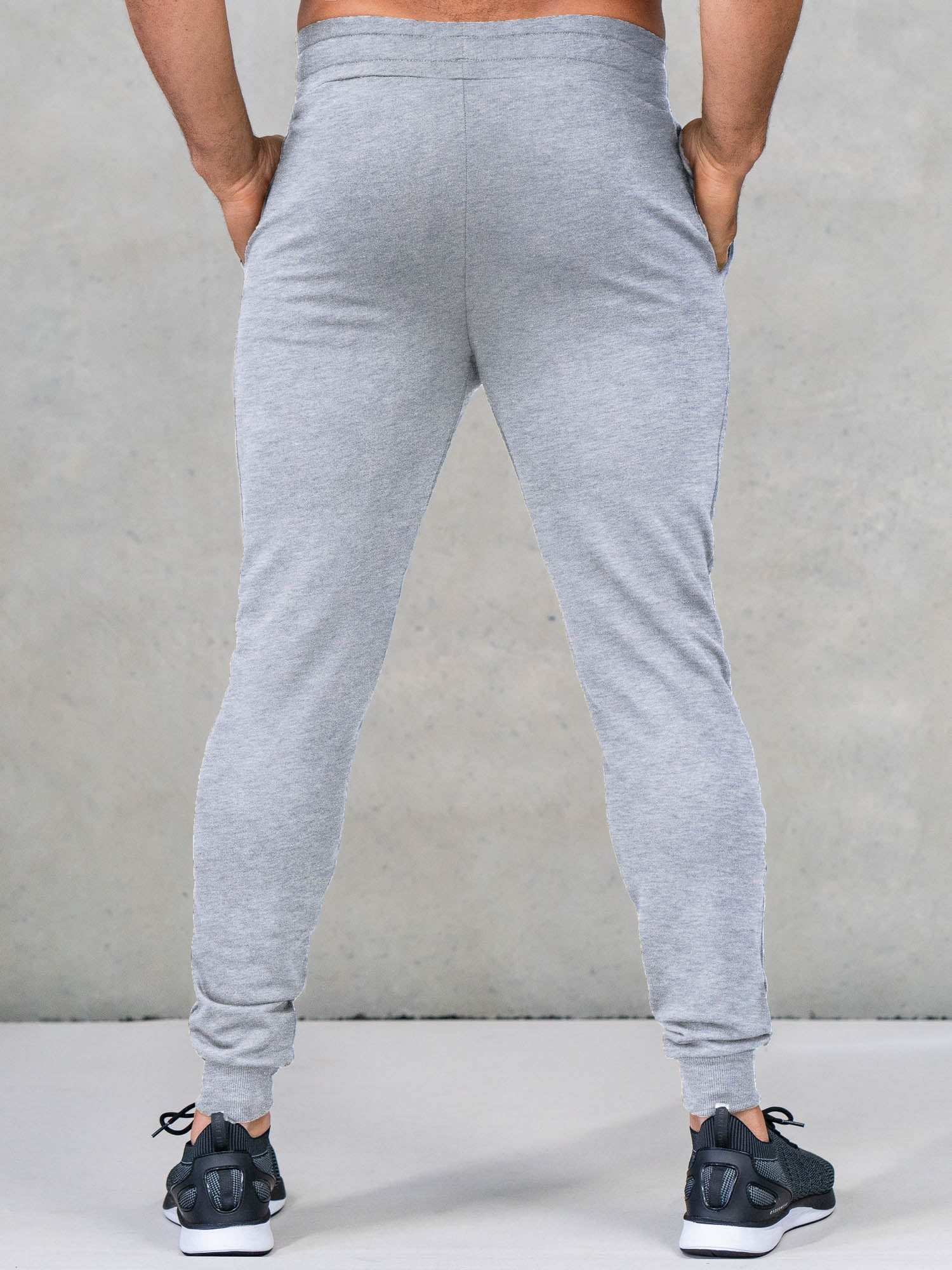 Legacy Track Pants for Men & Women - Comfortable Grey Marl Joggers with Elastic Waistband - Perfect for Running, Gym Workouts & Casual Wear