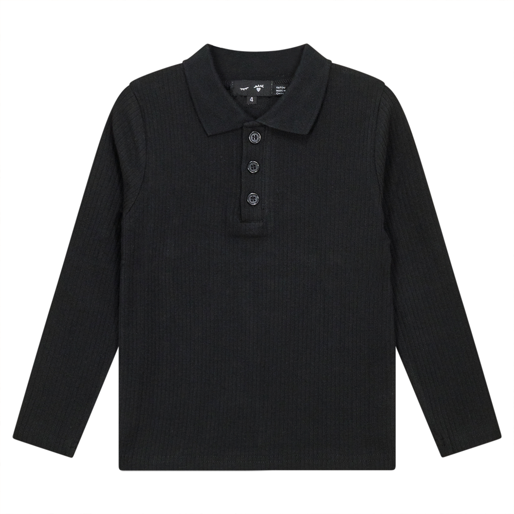 Men's Slim Fit Ribbed Polo Shirt - Breathable Cotton Blend Casual & Business Wear for Office, Golf, and Outdoor Activities