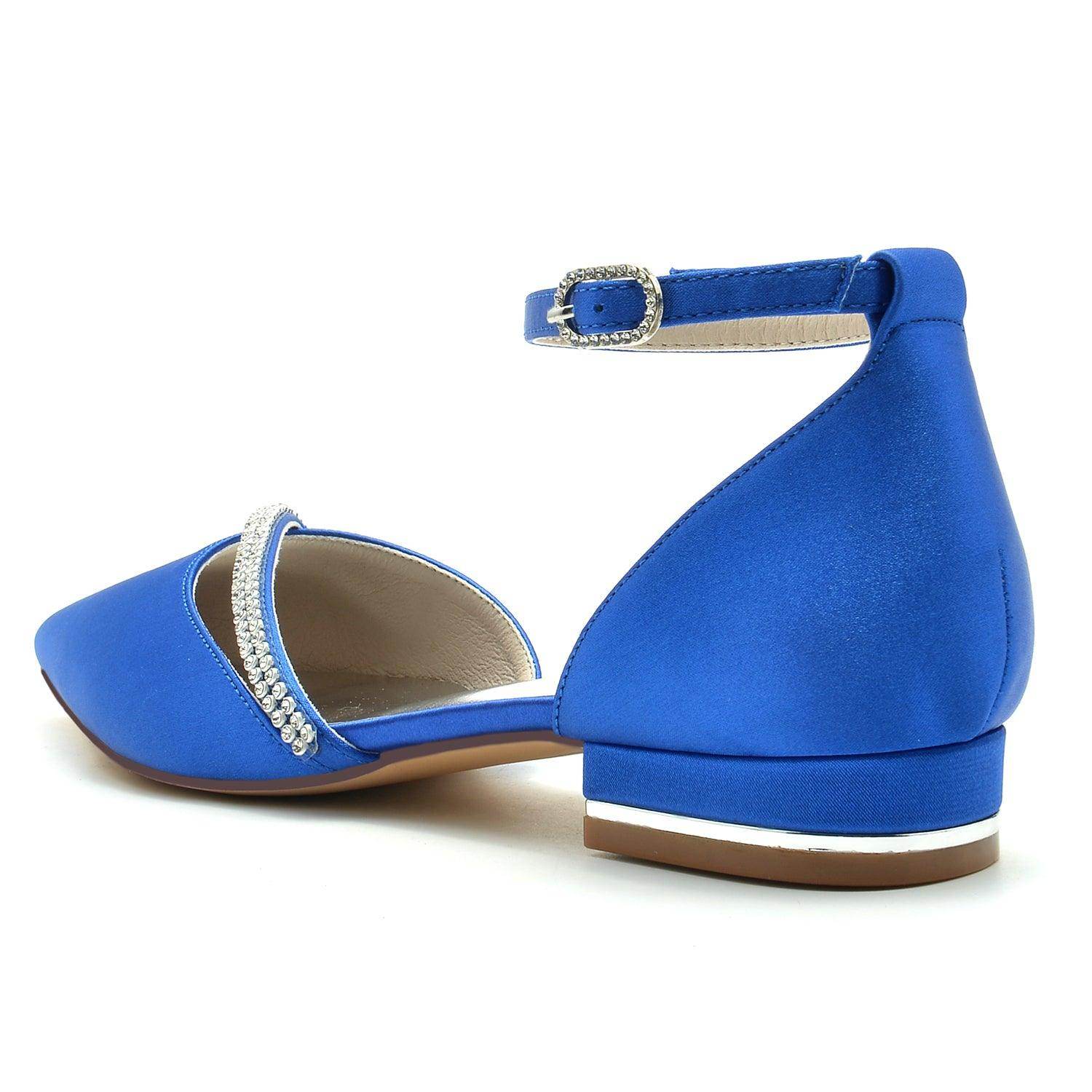 Flat Heel 2.5cm Silk-Like Comfortable Women's Shoes CK0260 - Perfect for Office, Wedding & Casual Wear