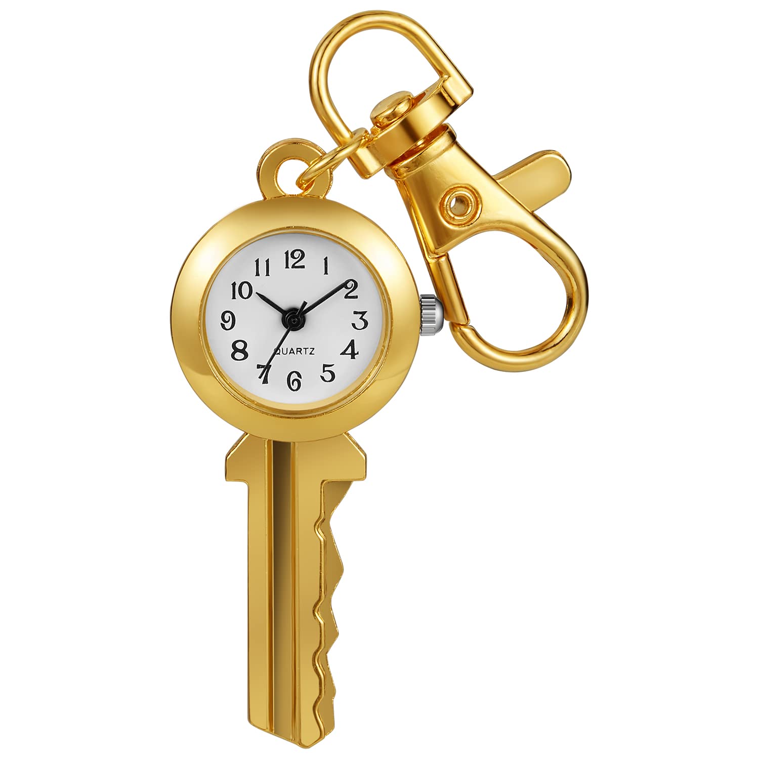 Men's Quartz Pocket Watch with Chain - Stylish & Portable for Travel & Gifts
