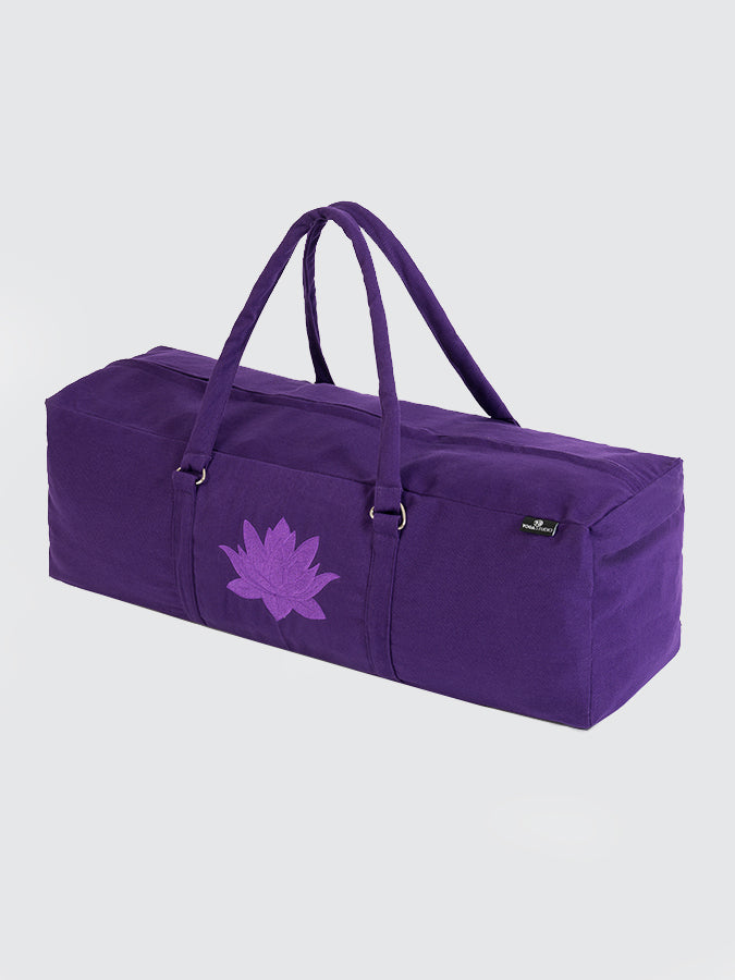 GOTS Certified Organic Cotton Yoga Bag - Eco-Friendly Yoga Equipment Storage for Studio & Travel - Perfect for Yoga Mats, Blocks, and Accessories