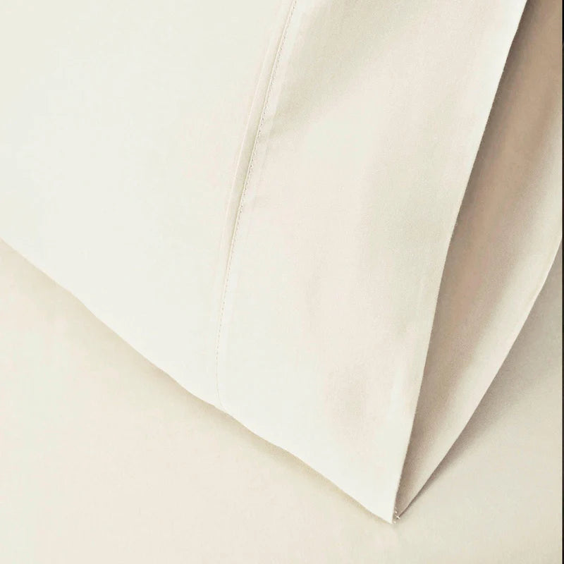 Premium 530 Thread Count 100% Egyptian Cotton Pillowcase Set of 2 - Ultra Soft & Breathable Bedding for Luxury Hotels & Home Use