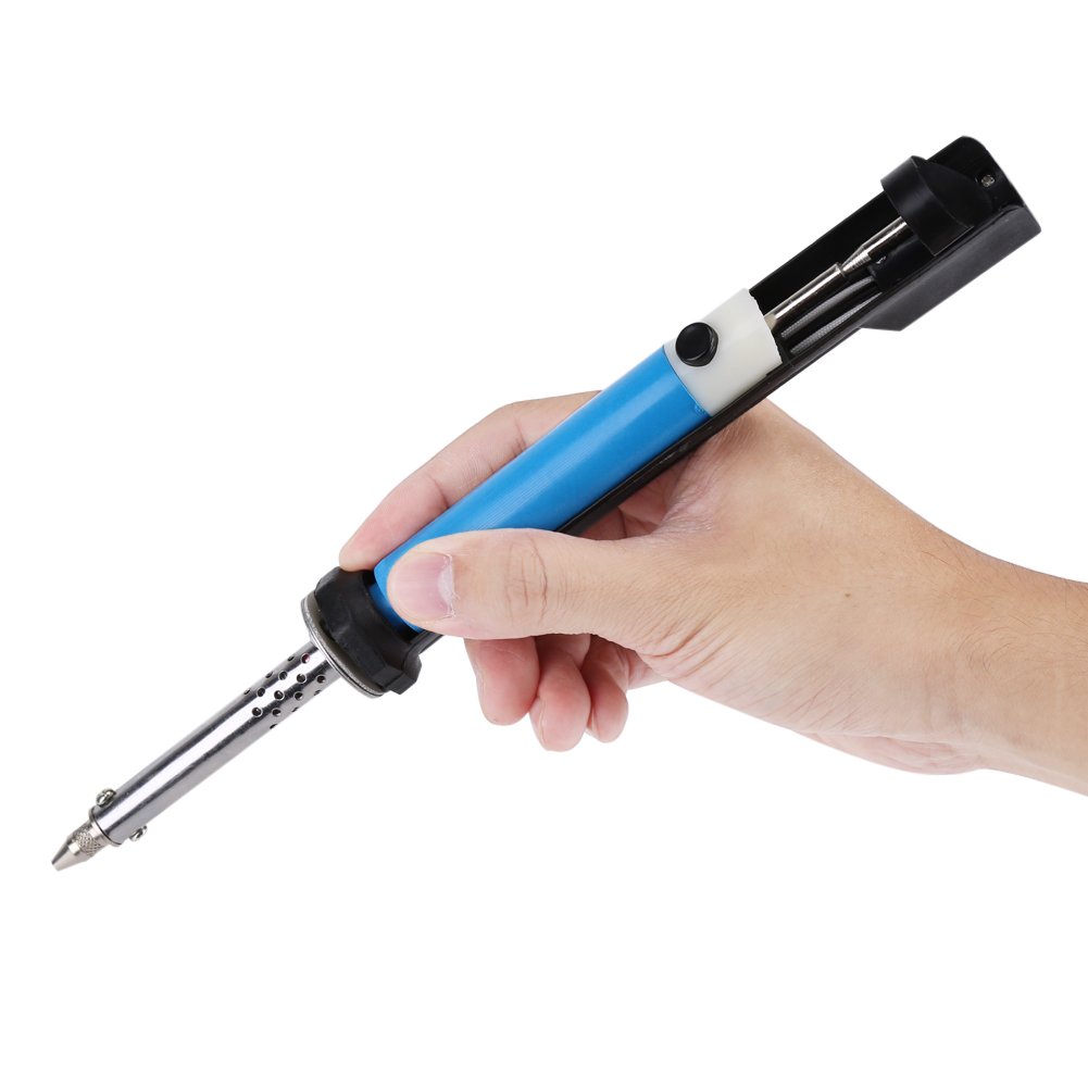 Fdit 30W 2-in-1 Electric Soldering Iron with Desoldering Pump, Welding Tool Kit for Electronics Repair - US Plug 110V - Perfect for DIY Projects, Circuit Board Fixing & Home Appliance Maintenance