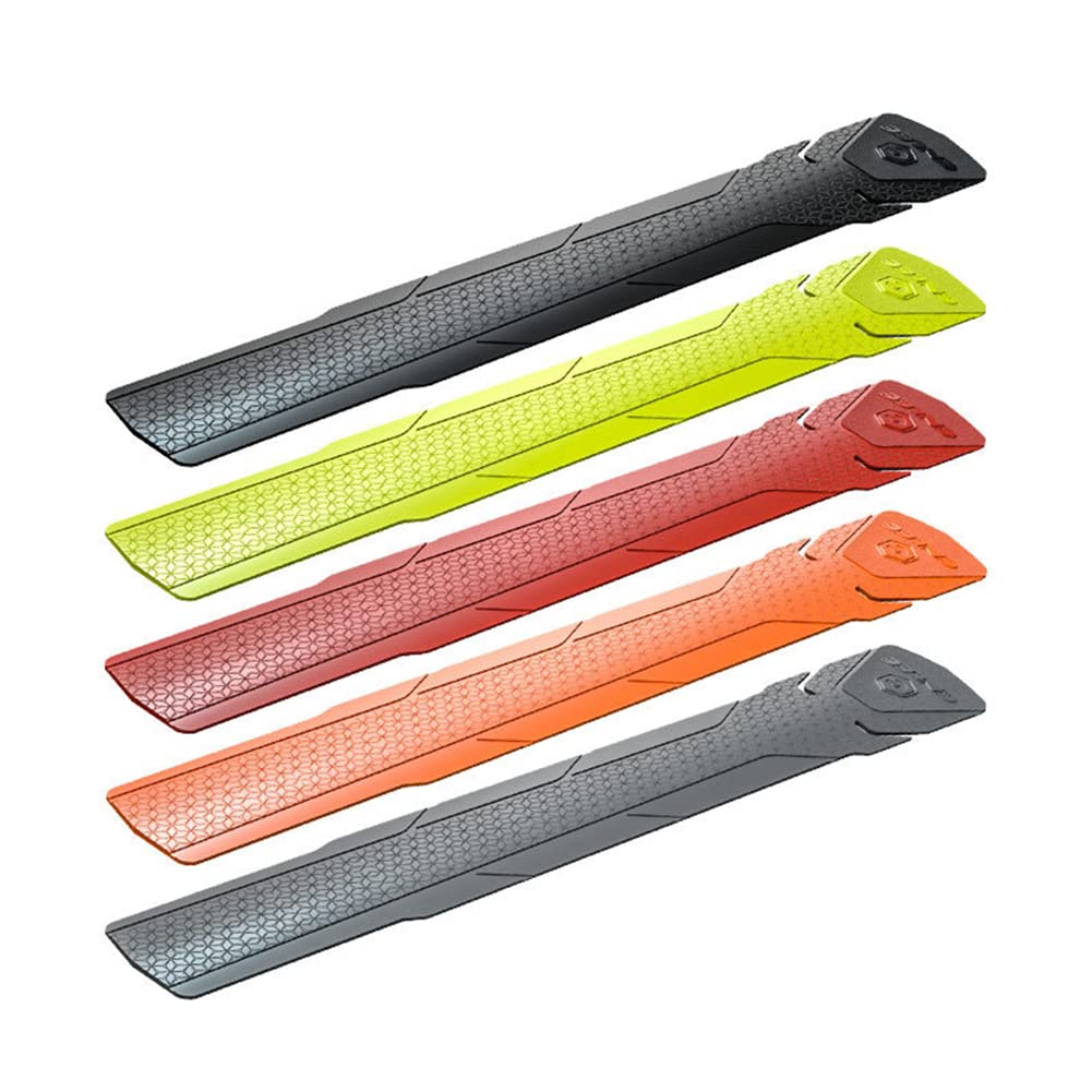 SEADEAR Bike Frame Guard Tape - Anti-Scratch Protective Stickers for Mountain Bikes, Road Bikes & BMX | Durable Down Tube Protector | Yellow Decals for Cycling, Commuting & Off-Road Adventures