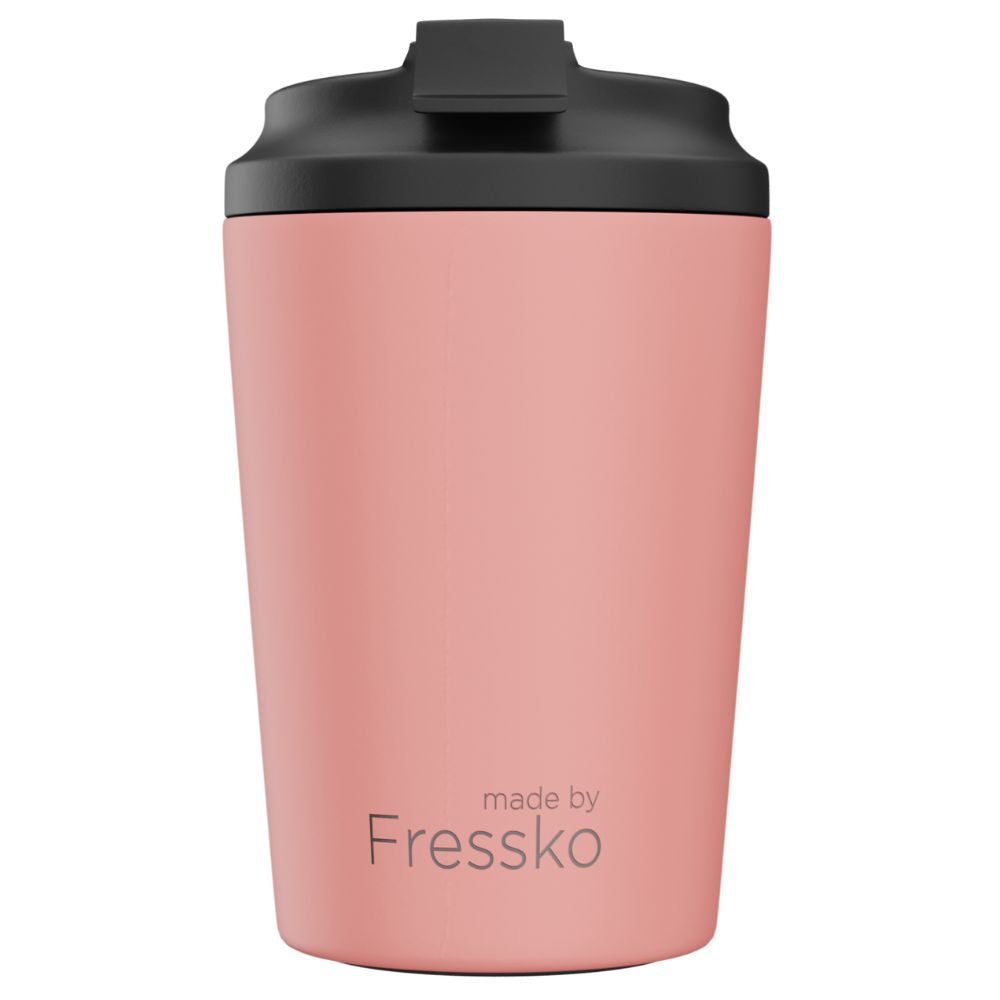 Fressko Reusable Coffee Cup Bino 8oz - Insulated Travel Mug for Hot & Cold Drinks - Perfect for Office, Camping, and Commuting