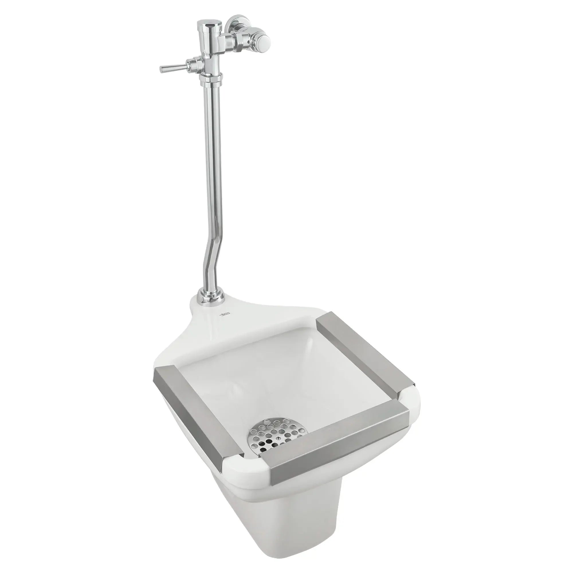 Stainless Steel Floor Mounted Clinic Service Sink - Heavy Duty Medical Utility Sink for Hospitals, Dental Offices & Laboratories | ADA Compliant Commercial Handwashing Station with Deep Basin & Backsplash