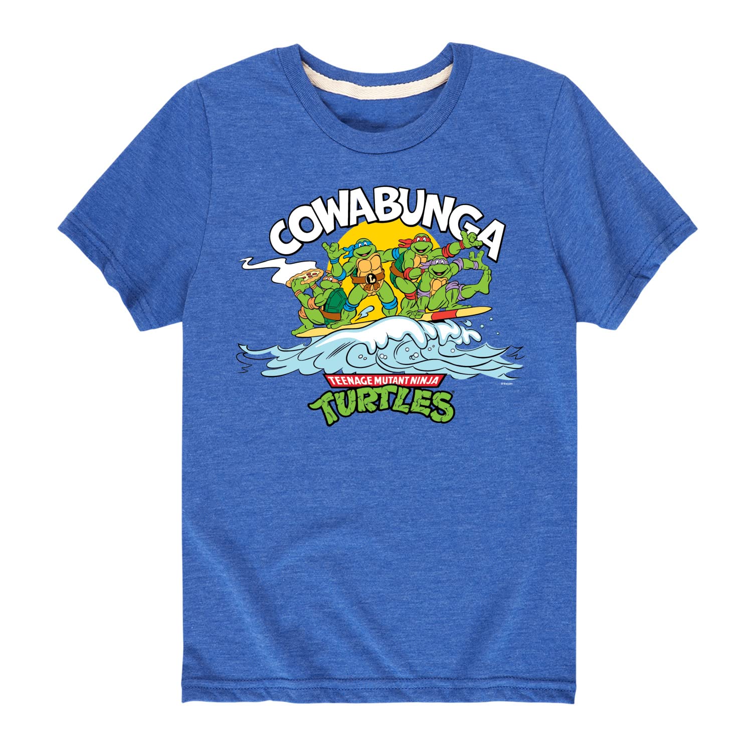 Teenage Mutant Ninja Turtles Cowabunga Graphic T-Shirt for Toddlers & Kids | Soft Cotton Short Sleeve Shirt | Perfect for Playtime, Birthday Gifts & TMNT Fans