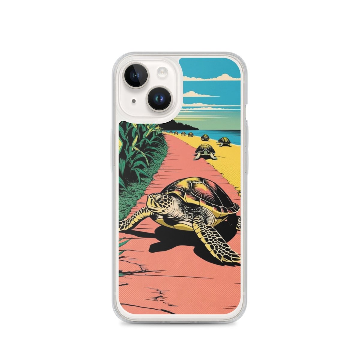 Turtle Path 'One Day at a Time' iPhone MagSafe Case - Durable Protective Cover for iPhone 12/13/14 Pro - Perfect for Daily Use, Work & Outdoor Activities