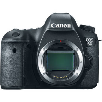 Canon EOS 6D Full Frame DSLR Camera Body Only - Professional Photography for Portraits, Landscapes & Low Light Shooting