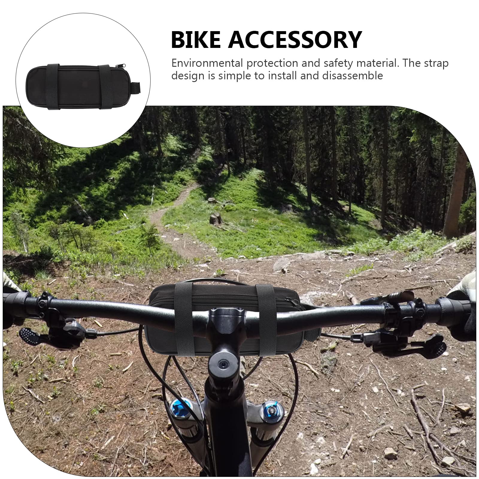 BESPORTBLE Electric Bike Battery Holder & Controller Pouch - Waterproof Polyester Scooter Accessory for E-Bike, Mountain Bike & Commuter Bikes | Perfect for Storage & Protection During Rides