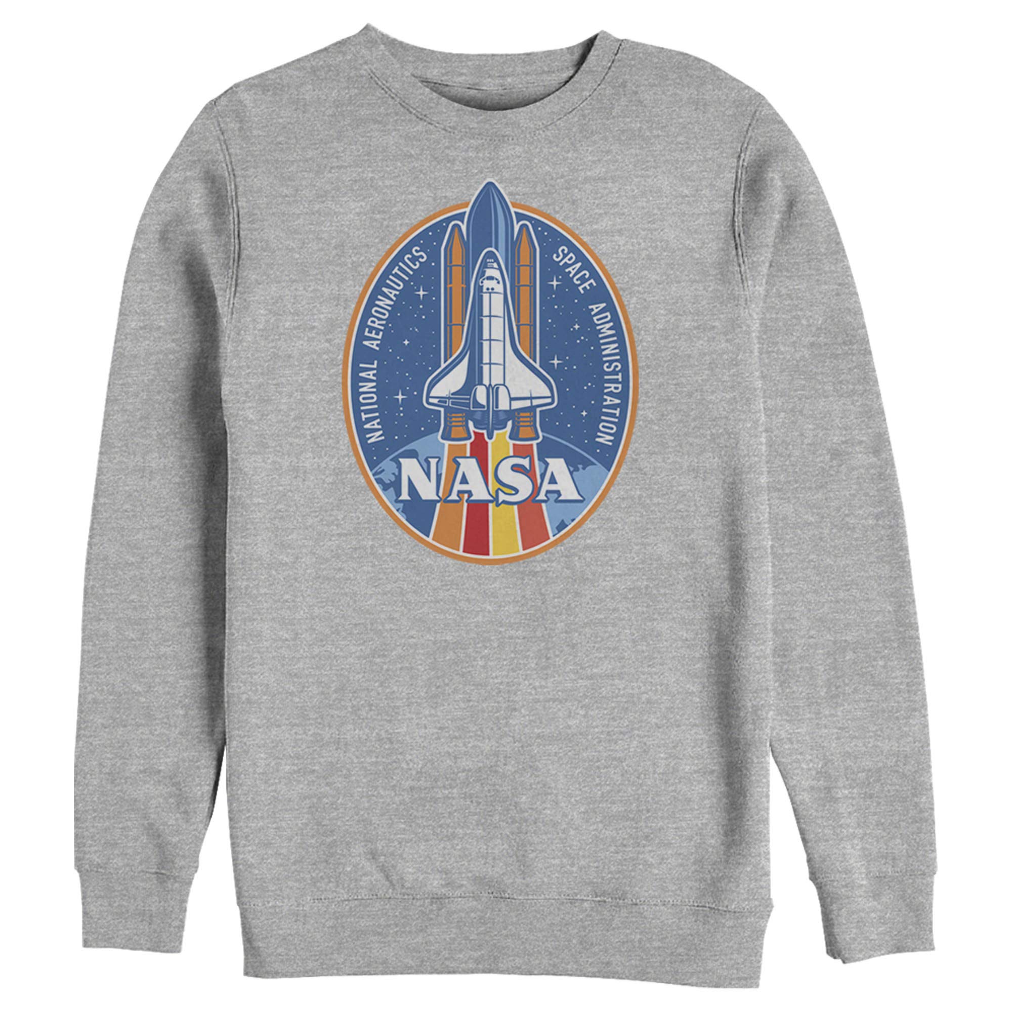 NASA Retro Rocket Sweatshirt for Men - Casual Space-Themed Wear
