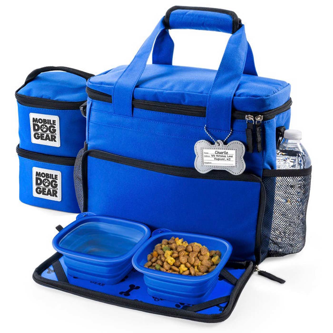 Blue Mobile Dog Gear Week Away Bag - Durable Pet Travel Carrier for Dogs, Perfect for Weekend Trips & Outdoor Adventures