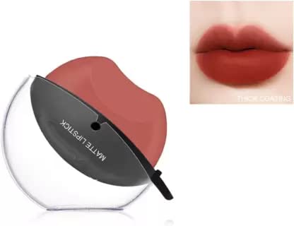Apple-Shaped Matte Lipstick - Long-Lasting, Non-Drying Lipstick for Women | Perfect for Everyday Wear, Parties & Special Occasions