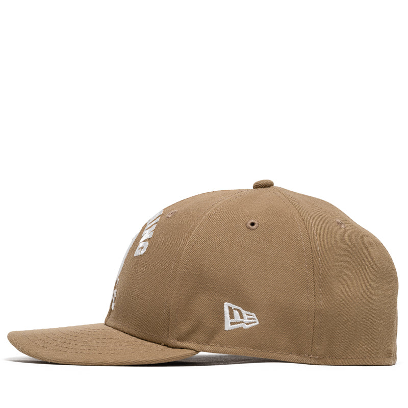 BAPE x New Era 59FIFTY Low Profile Fitted Snapback Hat - Beige | Streetwear Fashion & Hip Hop Accessories for Men | Perfect for Urban Style & Casual Outfits