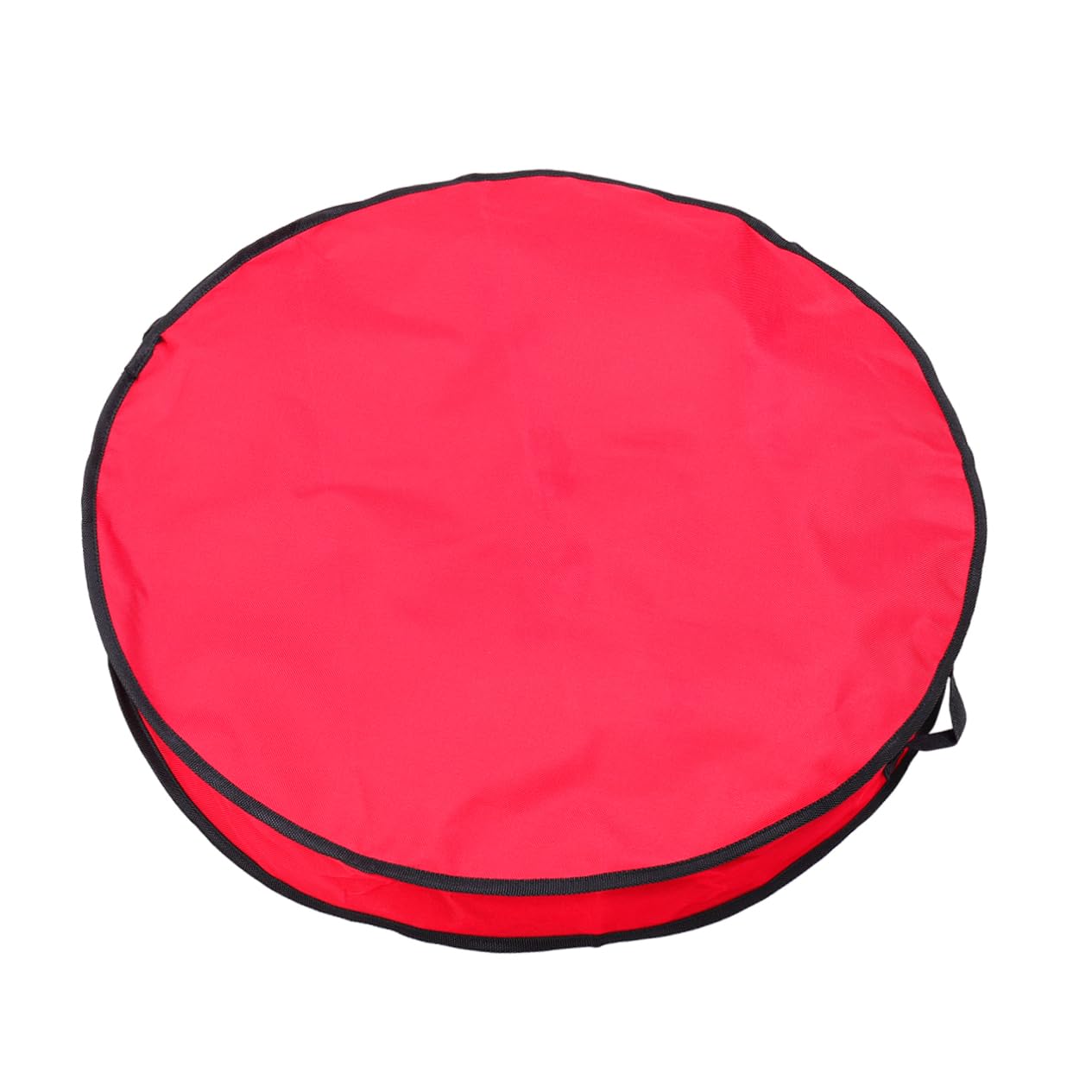 Hemoton 1PC Large Christmas Wreath Storage Bag - Durable Oxford Fabric Round Wreath Container with Zipper for Holiday Decor, Artificial Flowers & Clothes - Perfect for Seasonal Storage, Travel & Home Organization