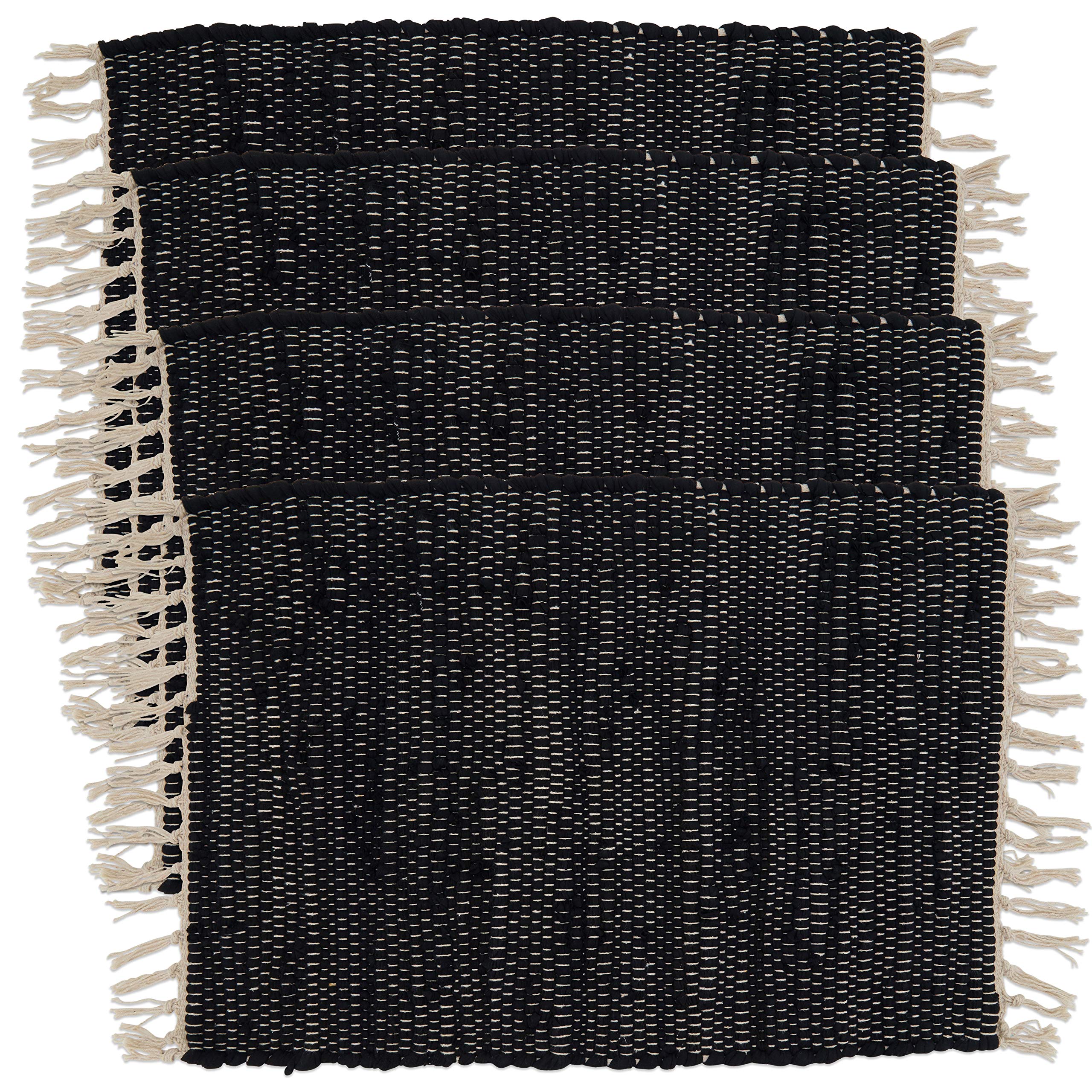Premium Cotton Placemats Set of 4 - Elegant Table Mats for Dining, Kitchen Decor & Home Entertaining - Washable & Durable Place Settings for Everyday Use & Special Occasions