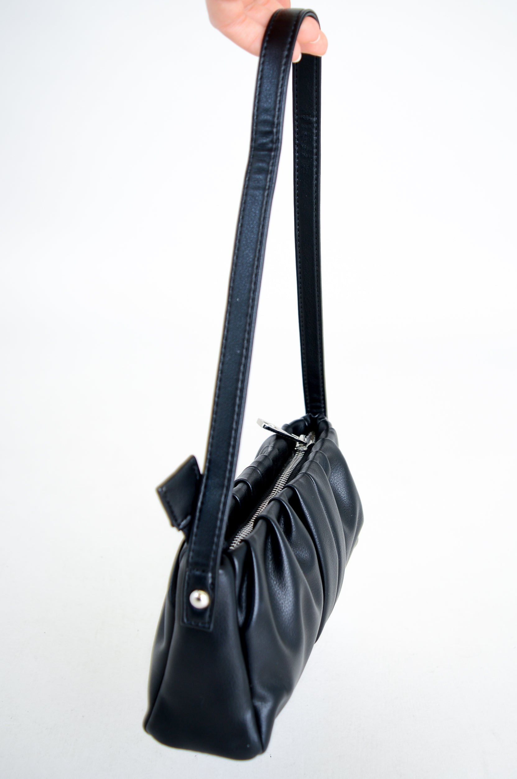 Janette Genuine Leather Handbag for Women - Stylish Black Shoulder Bag, Perfect for Work, Travel & Everyday Use