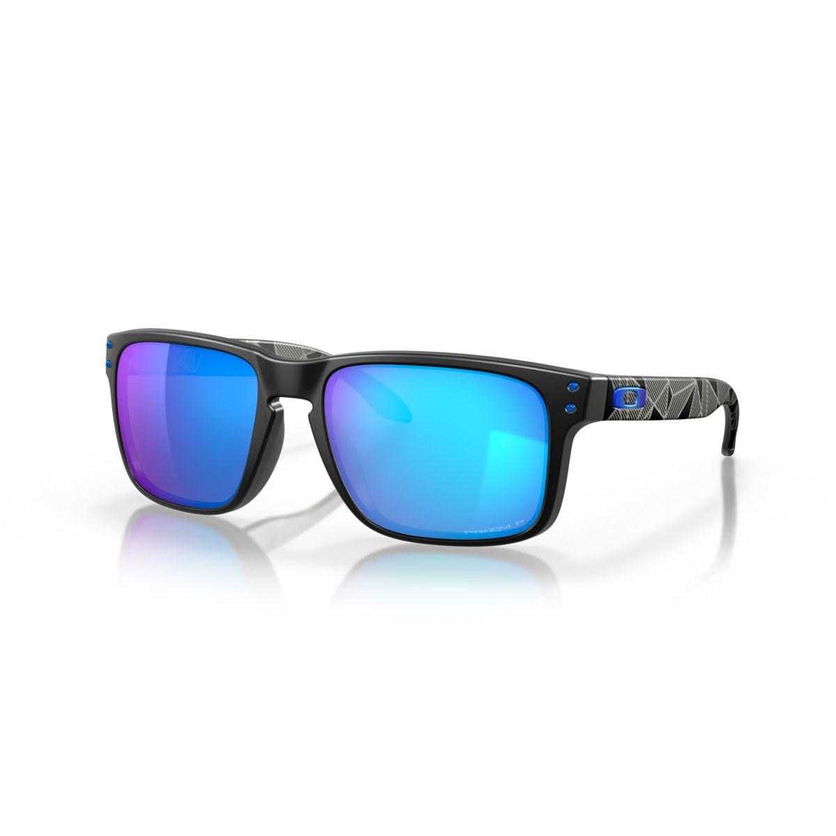 Oakley Holbrook Matte Black Prizm Sapphire Polarized Sunglasses 0OO9102 9102H0 - Stylish UV Protection for Outdoor Sports & Driving