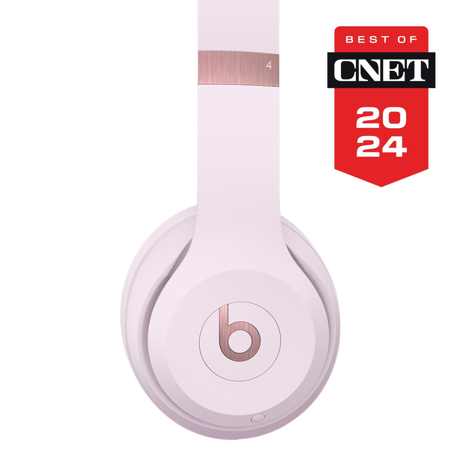 Beats Solo 4 Wireless Bluetooth On-Ear Headphones - 50H Battery Life, Apple & Android Compatible, Lightweight Comfort (Cloud Pink) - Perfect for Travel, Workouts & Music Lovers