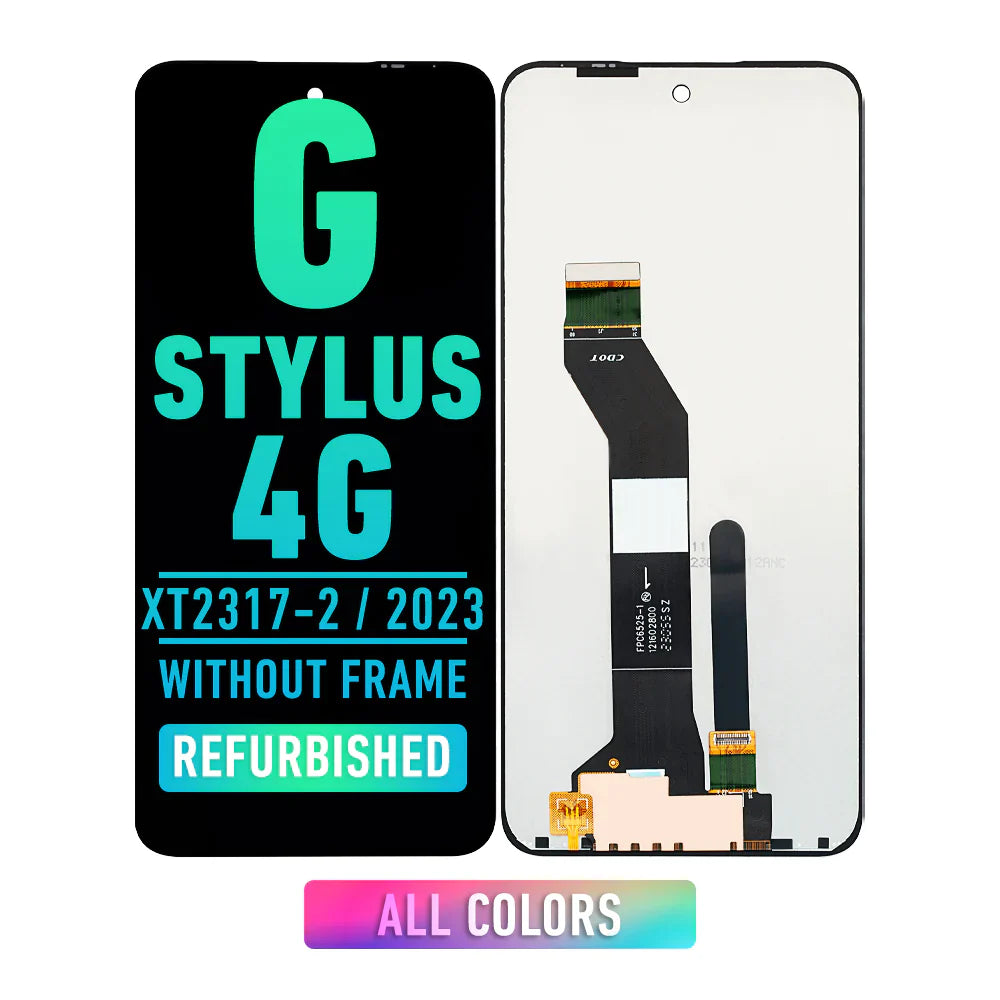 Refurbished Motorola Moto G Stylus 4G (XT2317-2 2023) LCD Screen Replacement - Frame Not Included - All Colors Available - Perfect for DIY Phone Repairs & Screen Damage Fixes