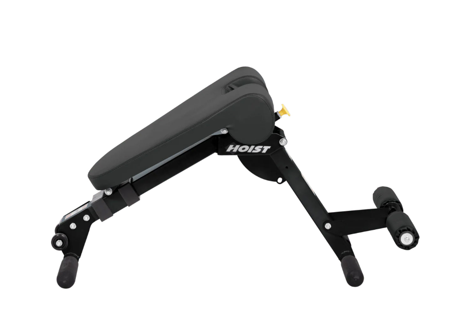 Hoist Ab/Back Hyper Bench (HF 4263) - Professional Home Gym Equipment for Core & Back Workouts - Perfect for Strength Training & Fitness Enthusiasts