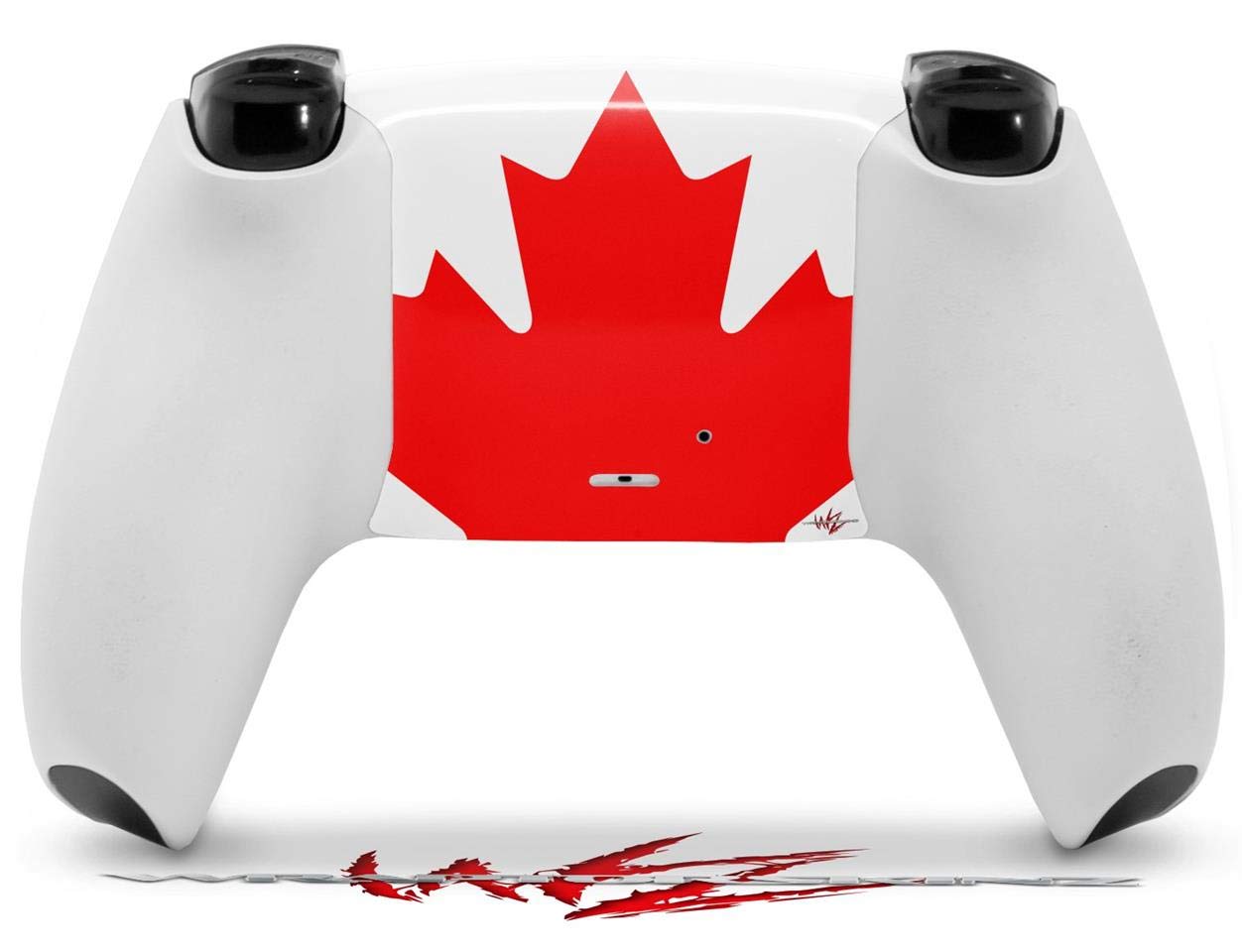 Sony PS5 DualSense Skin Wrap - Canada Flag Design for Gaming Enthusiasts