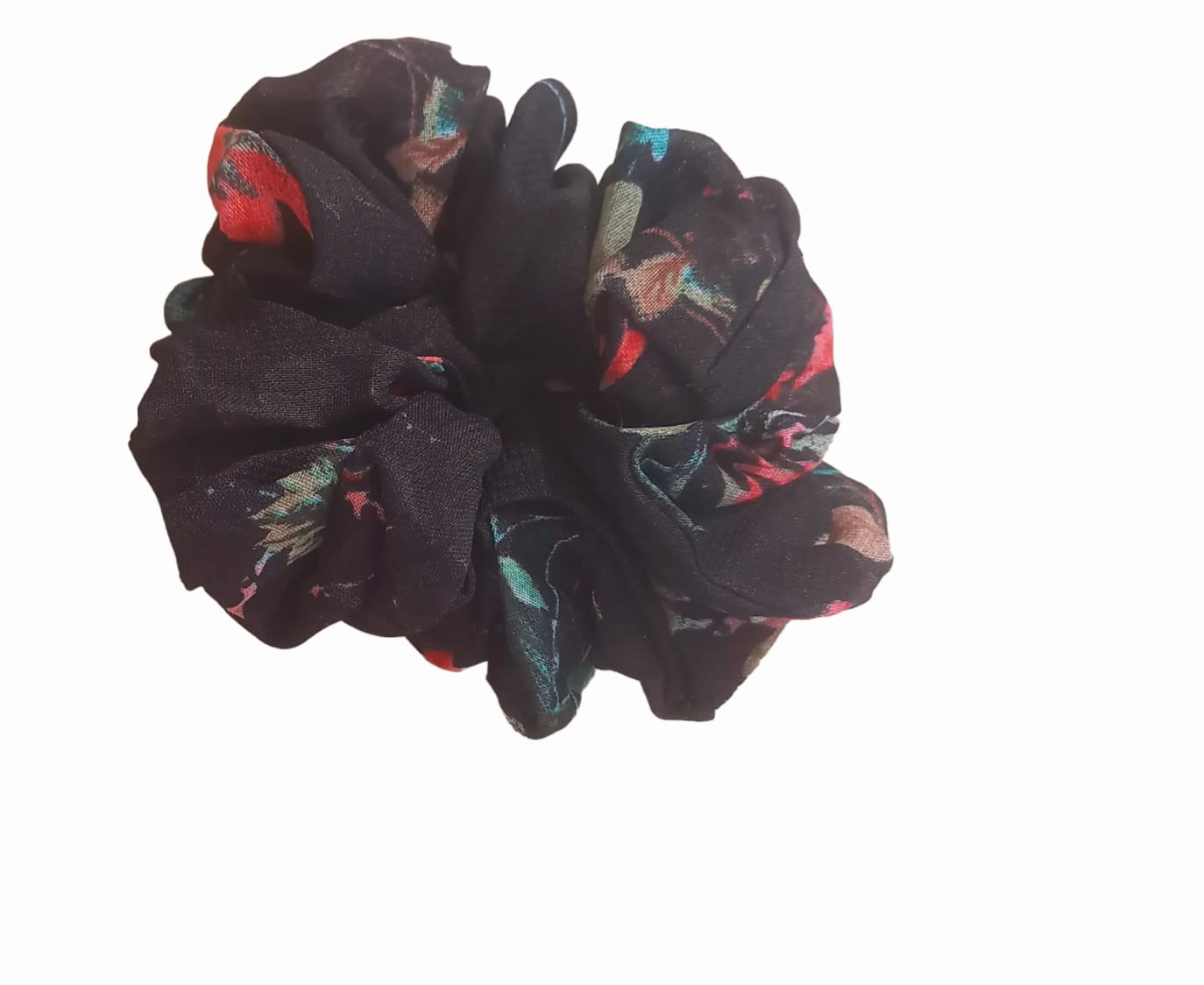 6 Pack Soft Chiffon Hair Bands for Women & Girls - Floral Hair Scrunchies & Ponytail Holders - Perfect for School, Work, Parties & Everyday Use - Gentle Hair Accessories for All-Day Comfort