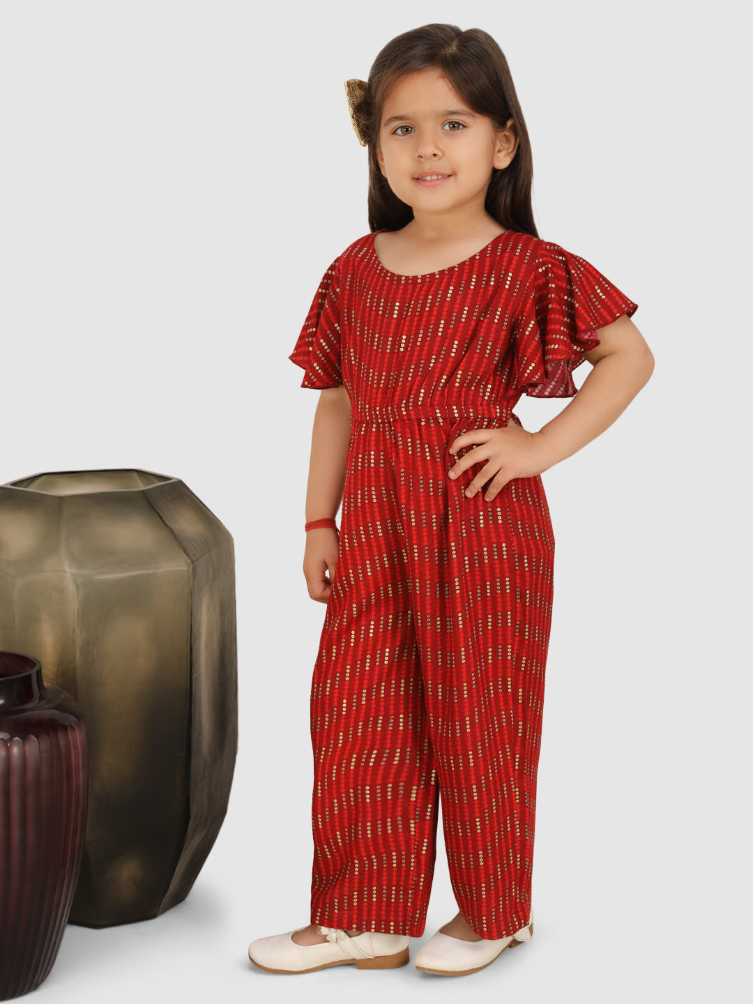 Stylish Maroon Long Sleeve Jumpsuit for Women - Elegant One-Piece Romper with Pockets | Perfect for Office Wear, Date Nights & Casual Outings