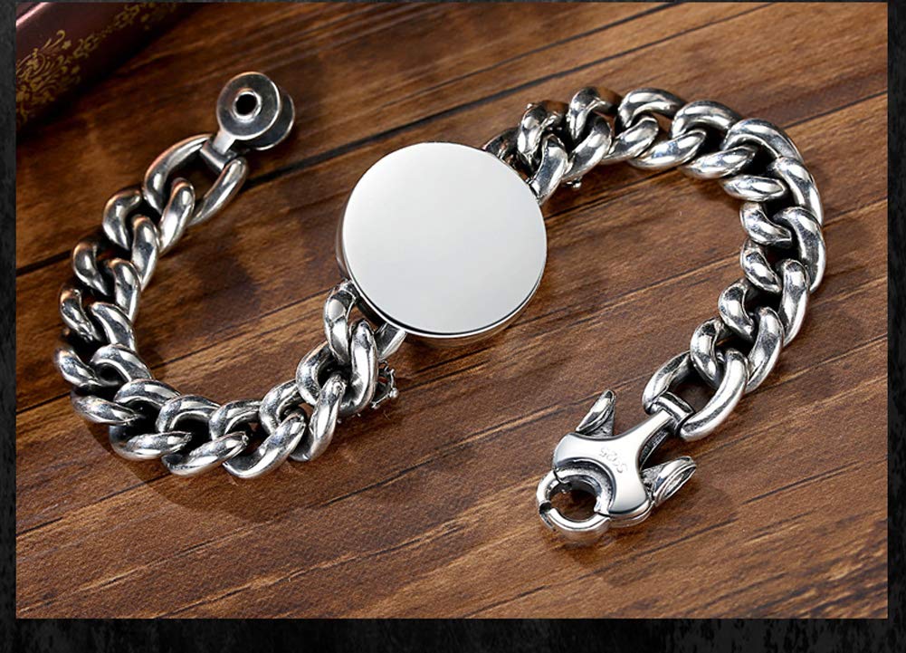 925 Sterling Silver Handmade Zodiac Bracelets for Men & Women - Chinese Style Couples Gifts, Boyfriend & Dad Jewelry Souvenirs - Perfect for Anniversary, Birthday & Valentine's Day Gifts