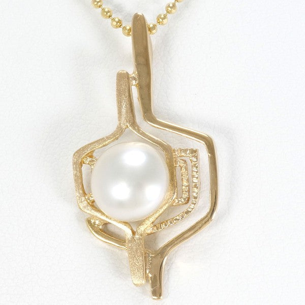 18K Yellow Gold Pearl Necklace for Women - Elegant Bridal Jewelry, Wedding Gift & Anniversary Present - Perfect for Formal Events, Date Nights & Special Occasions