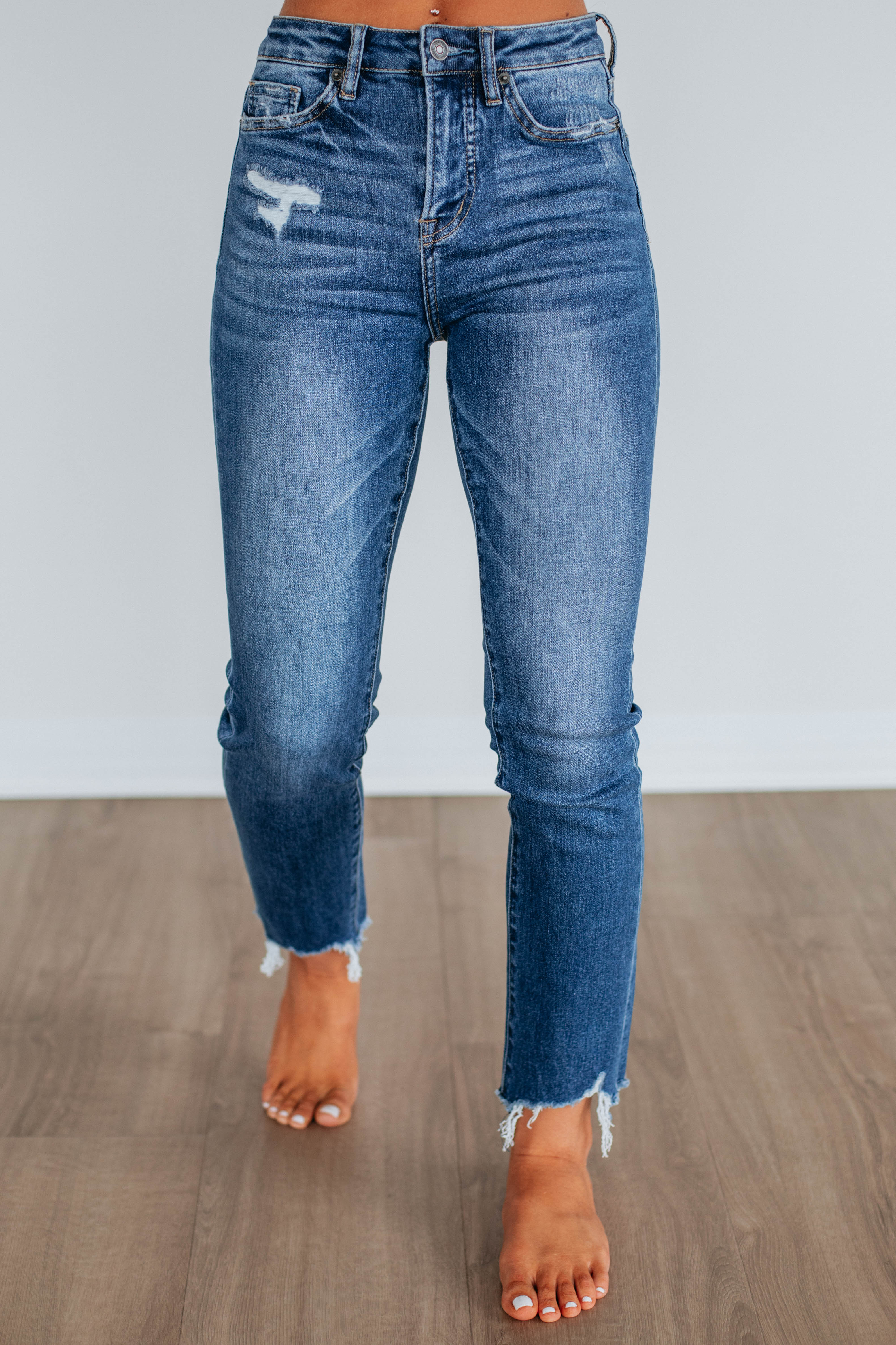Jeniva Mica Jeans - Dark Wash High Waist Skinny Jeans for Women | Comfortable Stretch Denim Pants | Perfect for Casual Wear, Office & Night Out