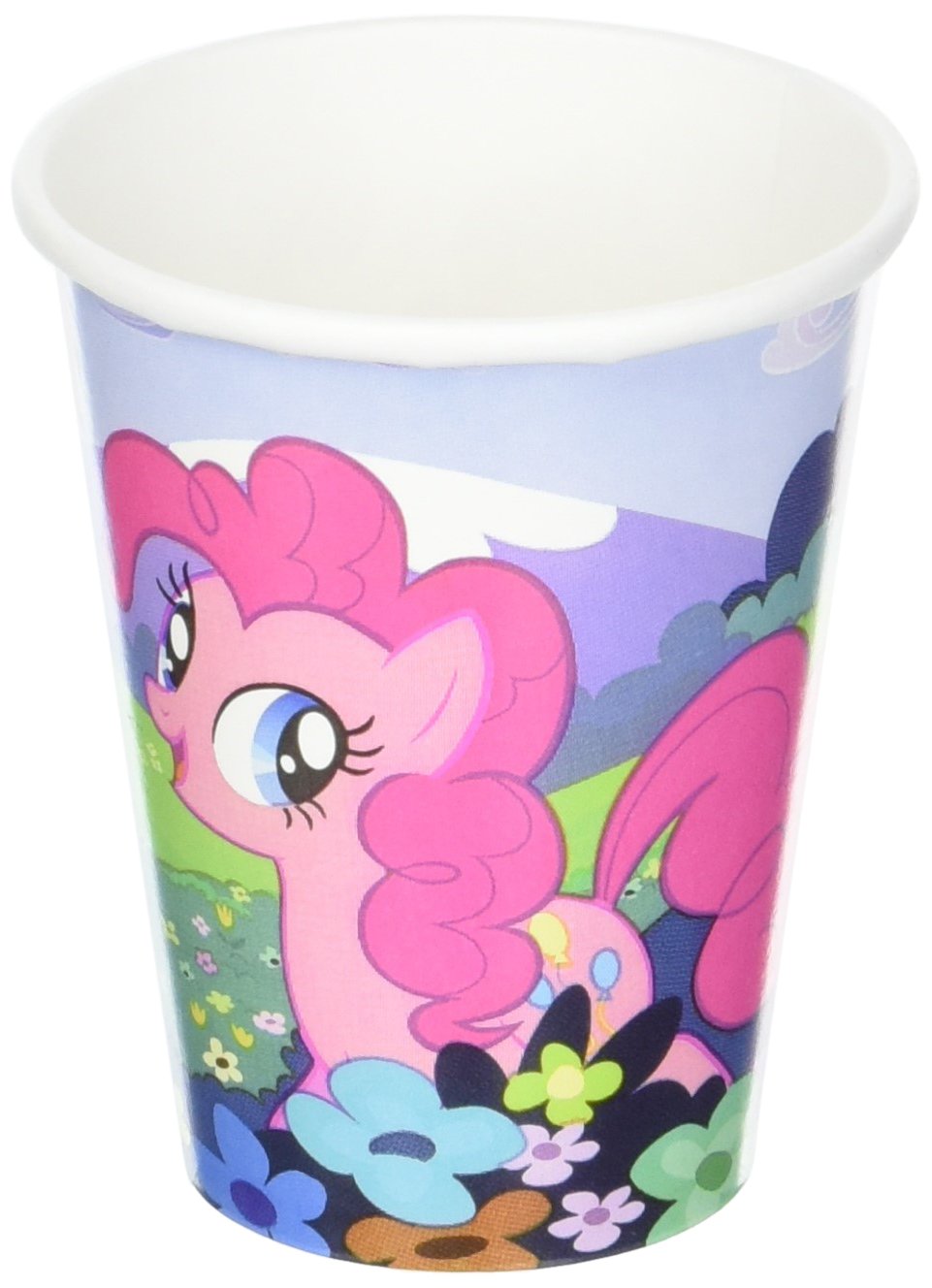My Little Pony 9oz Paper Cups (8-Pack) - Colorful Party Cups for Kids Birthday, Baby Shower & Themed Events - American Greetings Brand