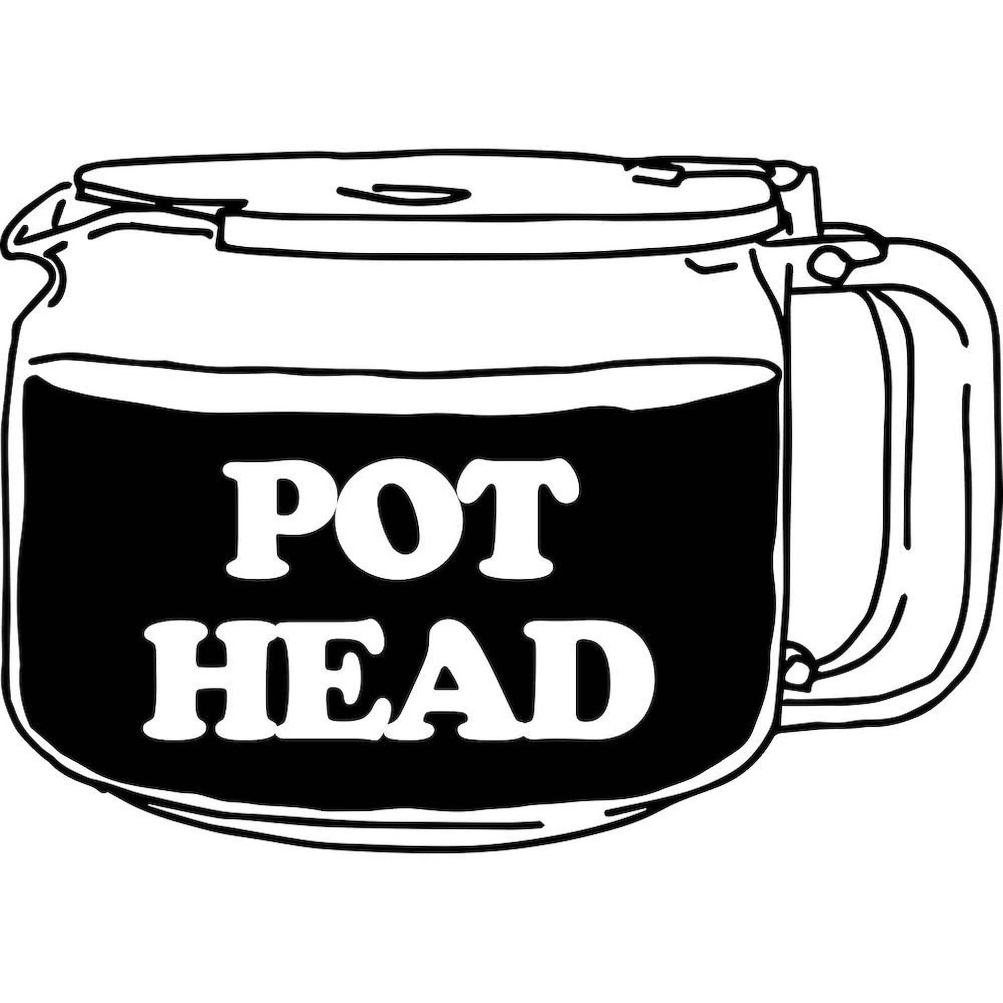 Pot Head 15 oz (444 ml) Ceramic Coffee Mug - Funny Stoner Gift for Tea & Coffee Lovers - Perfect for Home, Office & Gifts