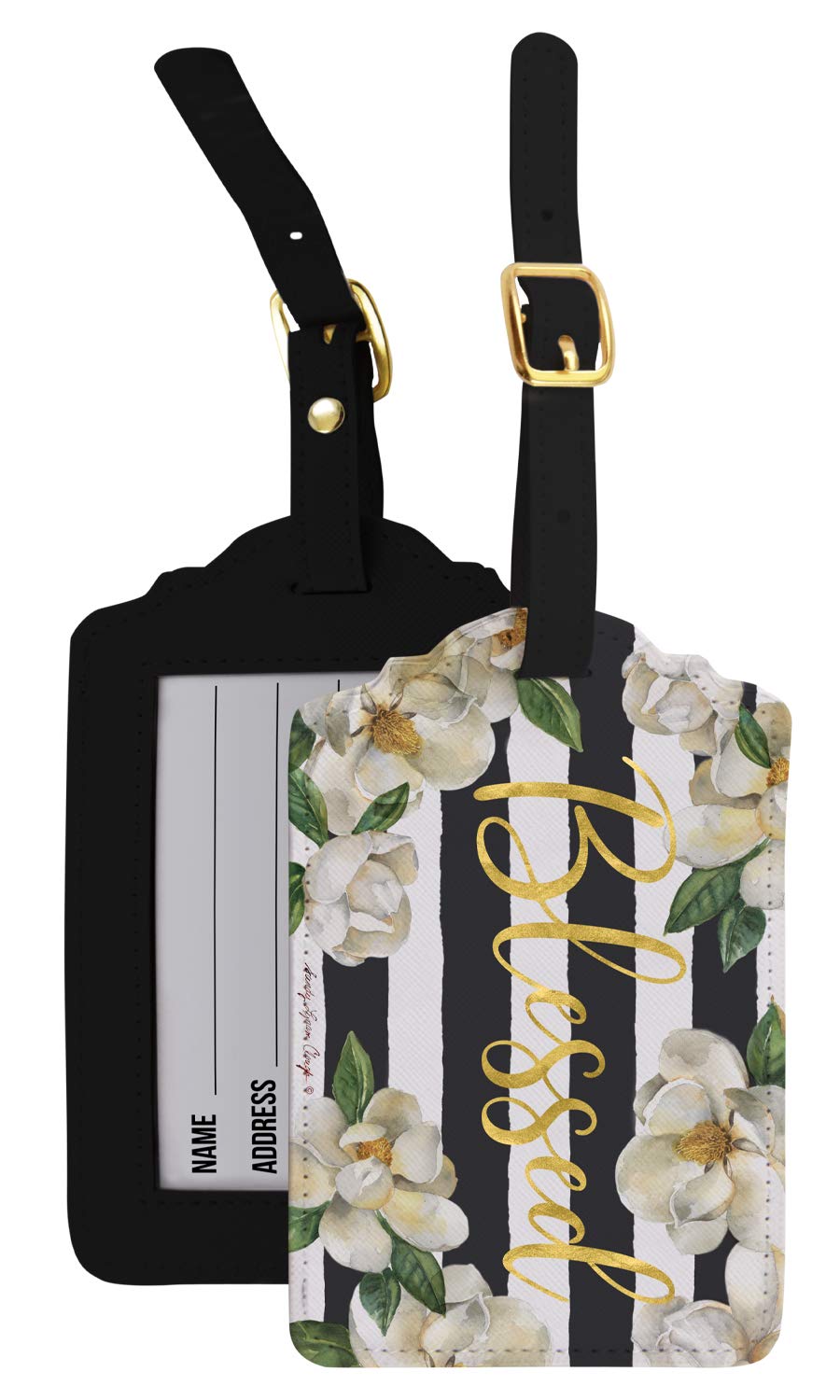 African American Expressions Luggage Tags - Stylish & Durable Travel Accessories for Suitcases, Backpacks & Carry-Ons - Perfect for Airports, Vacations & Business Trips