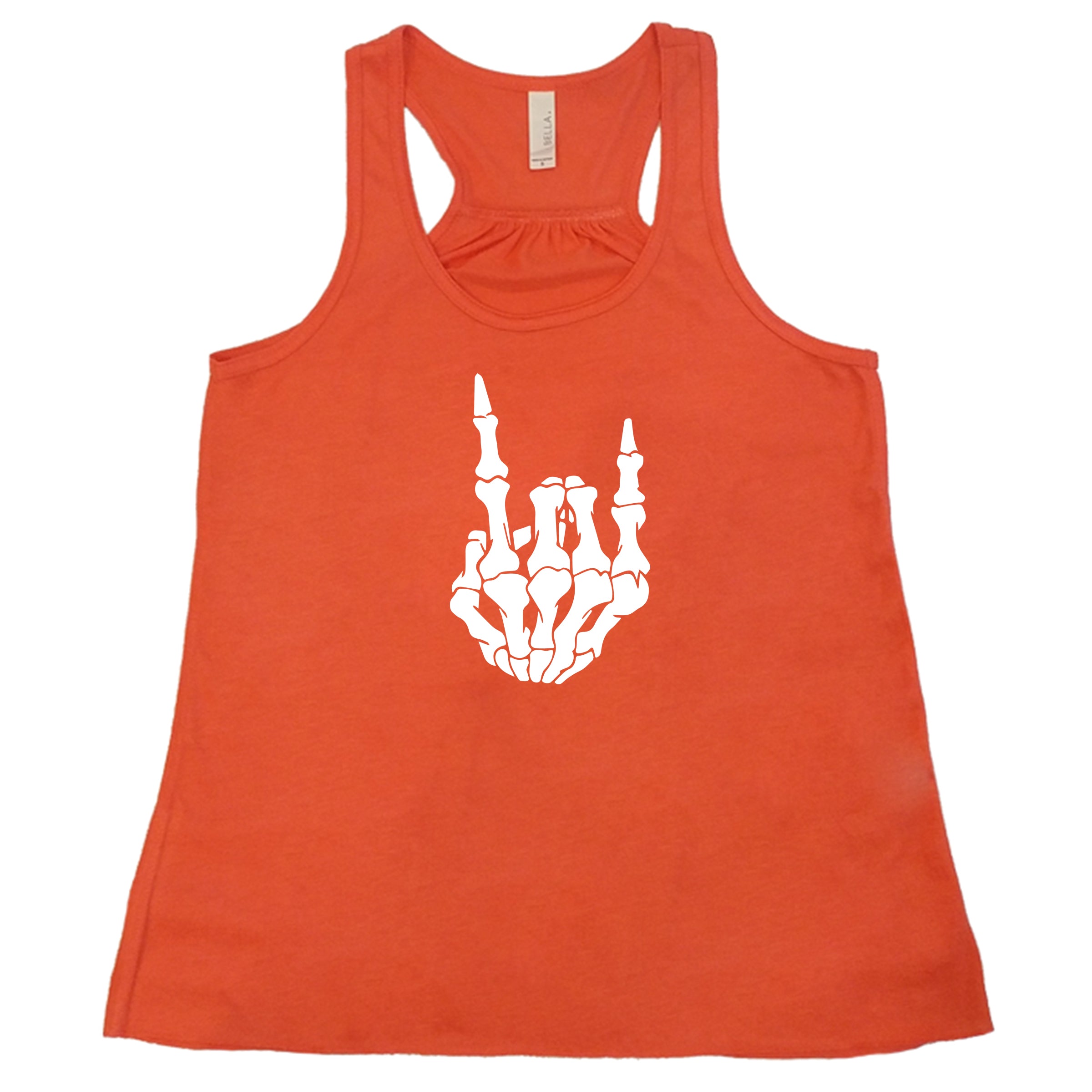 Edgy Rocker Skeleton Hand Graphic T-Shirt for Men & Women | Gothic Punk Style Cotton Tee | Perfect for Concerts, Halloween & Alternative Fashion