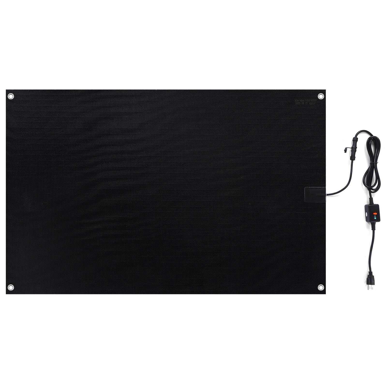 Heated Snow Melting Mats for Outdoor Use - Non-Slip Rubber Heating Entrance Mats with Plug Power Cord - Ideal for Sidewalks, Roof Walkways, and Driveways in Winter (Black, 30 x 47 Inch) - Perfect for Home, Business, and Commercial Properties
