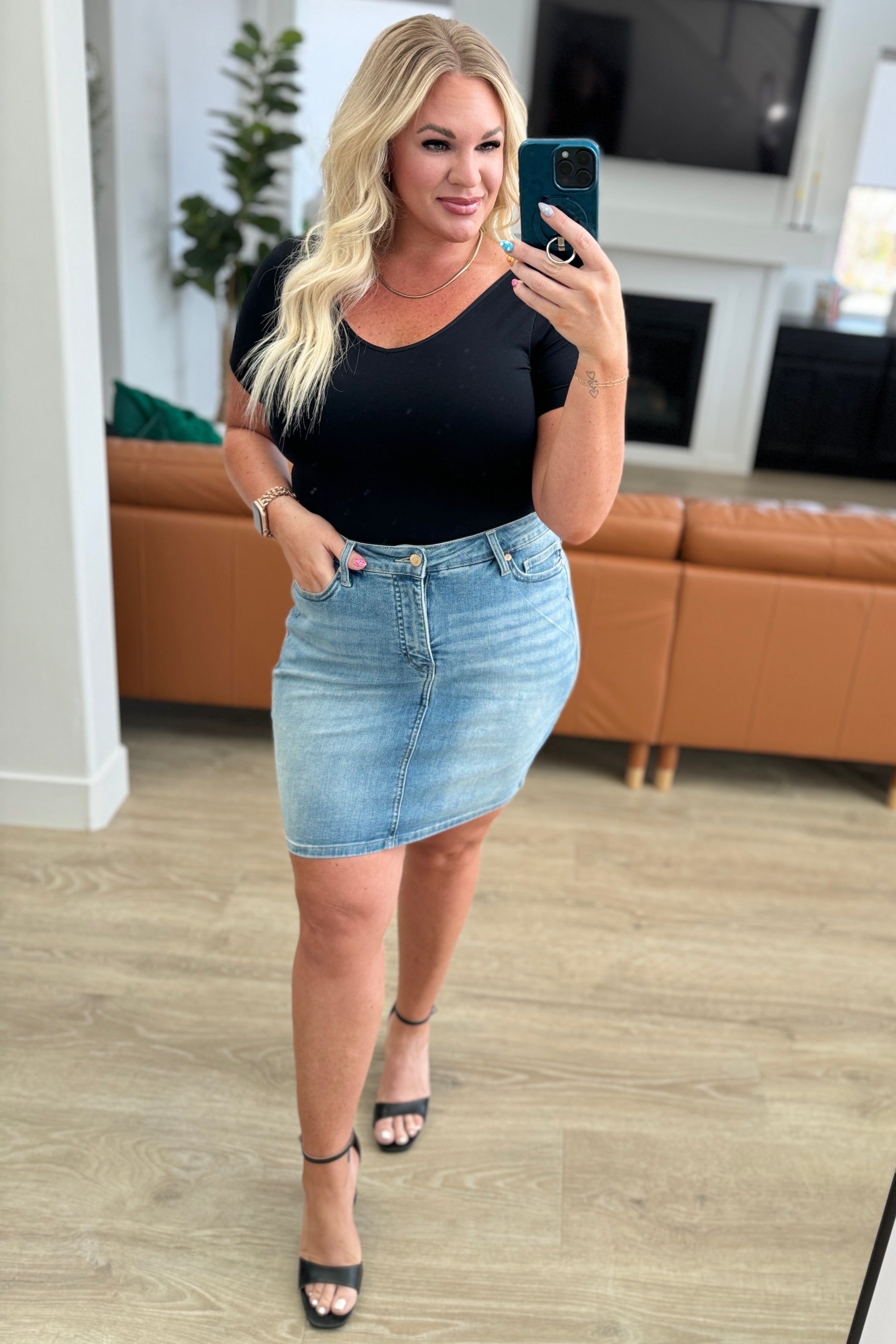 Haley High Rise Control Top Skirt - Slimming Shapewear for Women | Perfect for Work, Date Night & Special Occasions