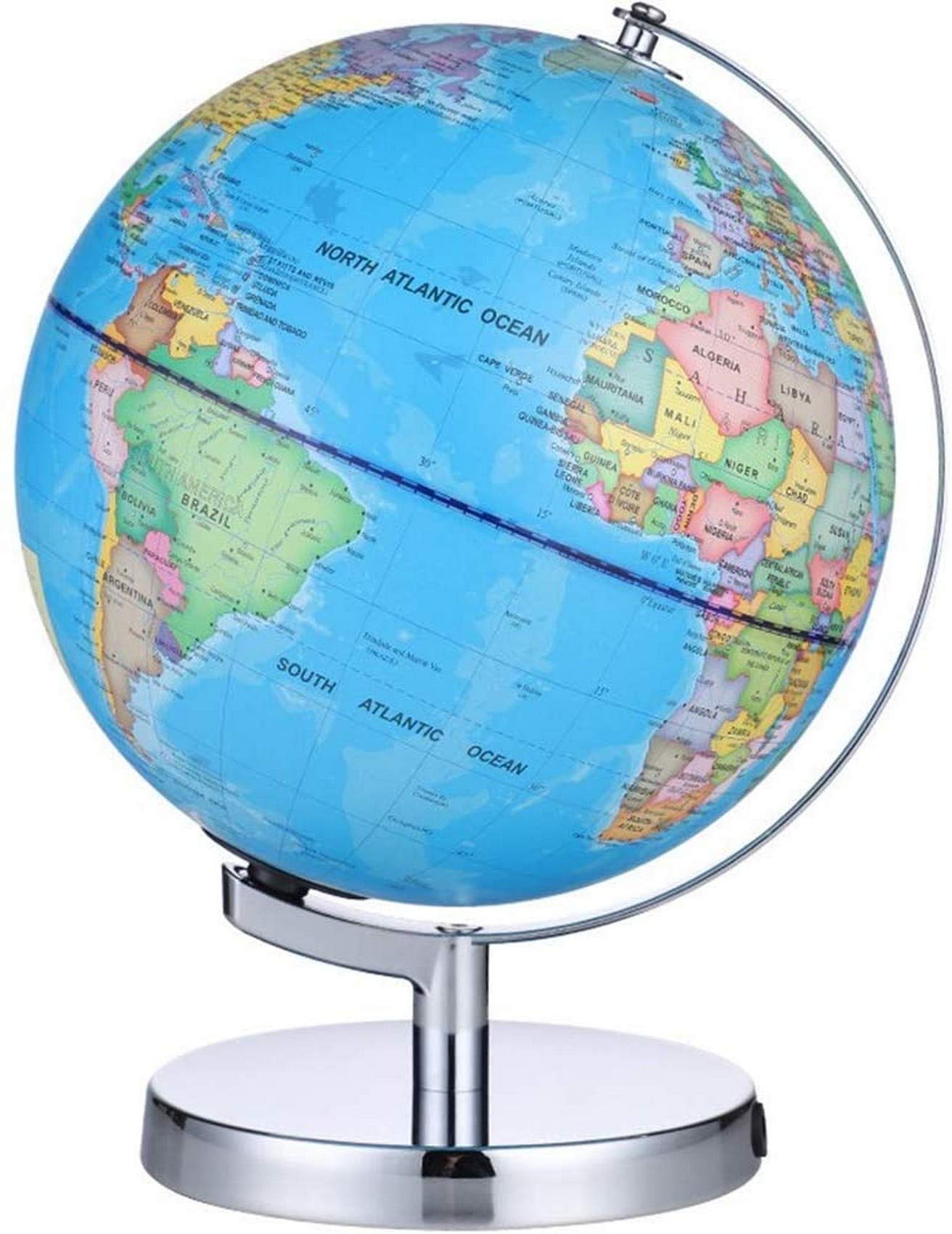 2 in 1 Interactive Constellation Globe with LED Light - Educational Astronomy Toy for Kids & Adults, Perfect Home Office Decor & Unique Birthday Gift for Stargazers and Space Enthusiasts (Great for Learning, Decorating, and Gift-Giving)