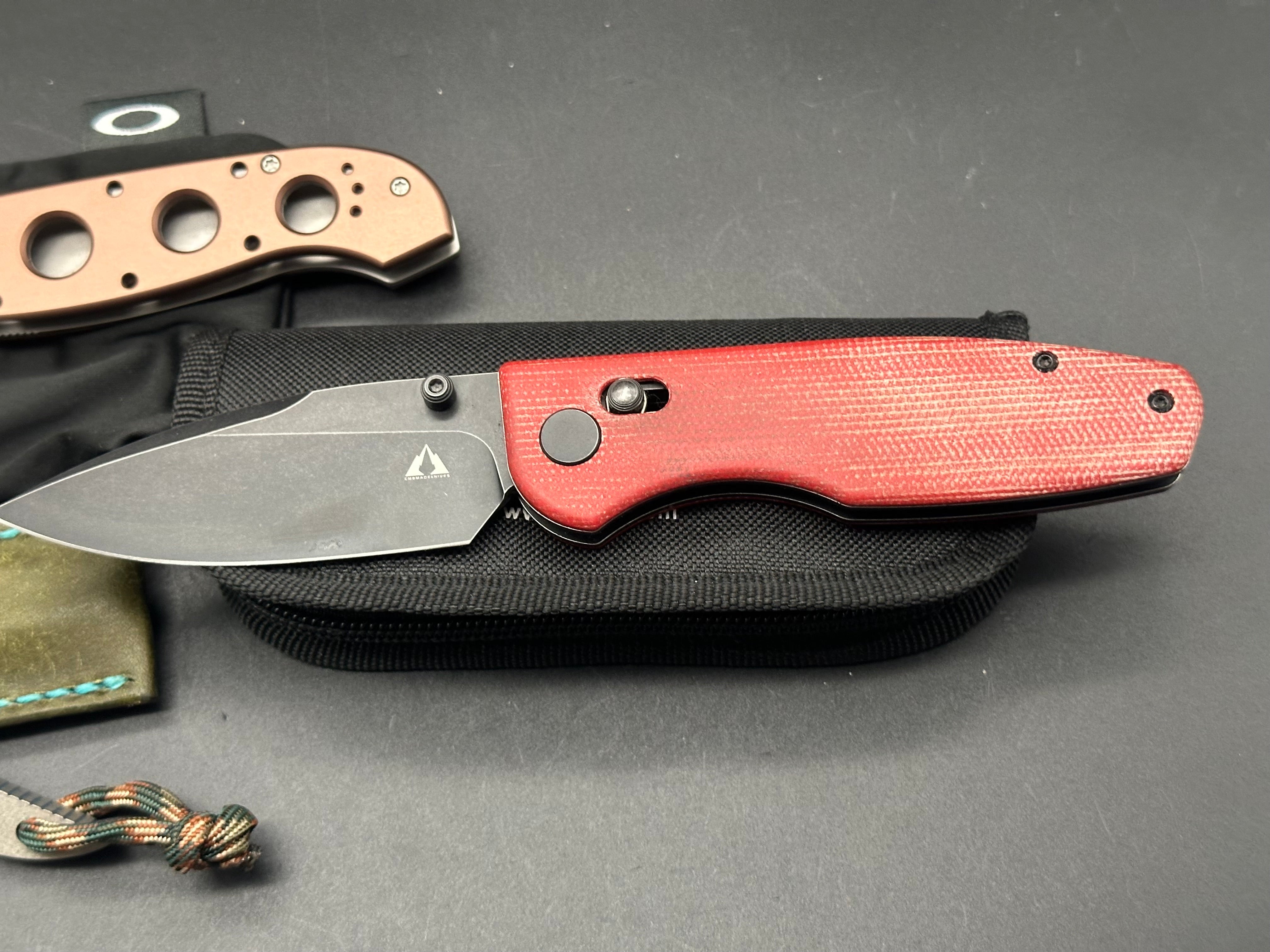 TMRW Tool Mini Titanium Prybar, CRKT M16-14D Folding Knife, CMB Predator Multi-Tool Combo – Perfect for EDC, Survival, and Outdoor Adventures