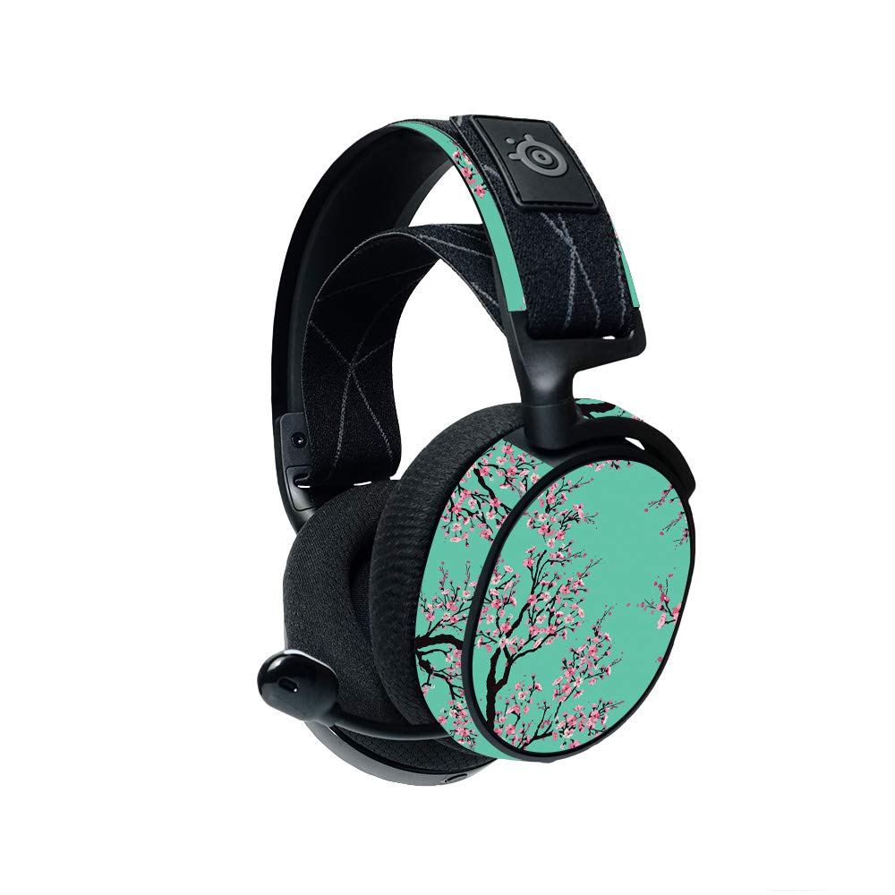 Steelseries Arctis 7 Gaming Headset Skin (2019) - Cherry Blossom Vinyl Decal | Protective & Durable Cover | Easy to Apply & Remove | Made in USA | Perfect for Gaming, Streaming & Customizing Your Headset