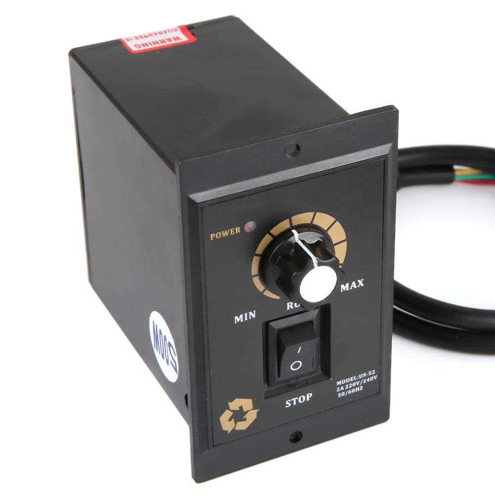 500W AC Motor Speed Controller 220V-240V, 50/60Hz, 300W-500W Adjustable Electric Motor Regulator for Fans, Pumps, Conveyors & Power Tools - Home & Industrial Use